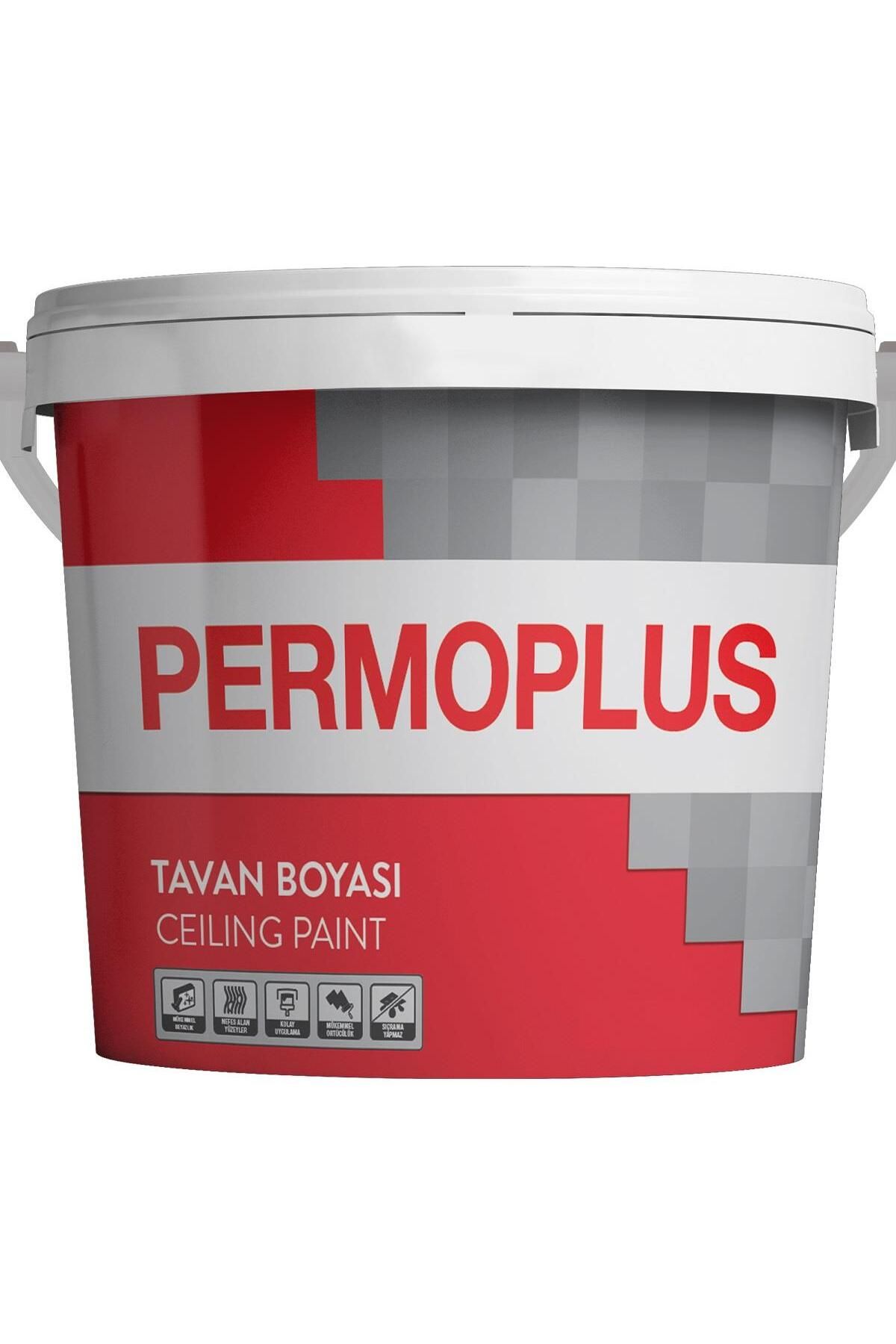 Permolit Permoplus Su Bazlı Tavan Boyası BEYAZ 3.5 Kg.
