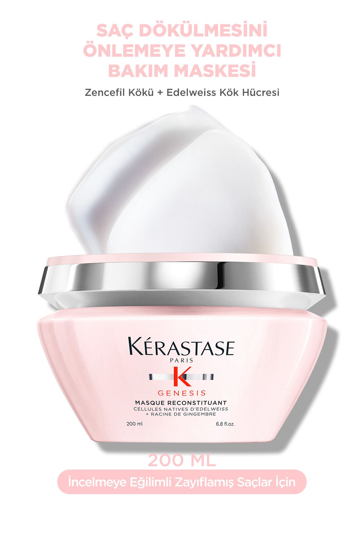 Kerastase Genesis Masque Reconstituant Dökülme Karşıtı Yoğun Güçlendirici Bakım Maskesi 200 ml