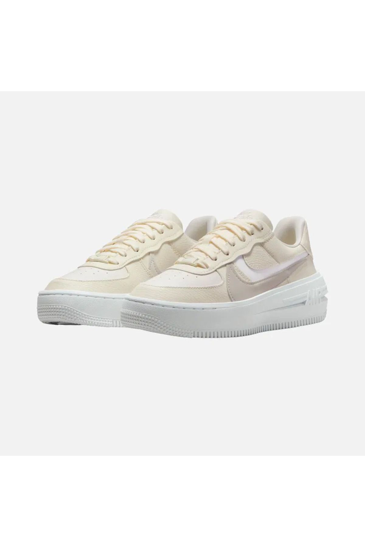 Nike-Beige Women's Sneakers - W Af1 Plt.Af.Orm Dj9946-107 2