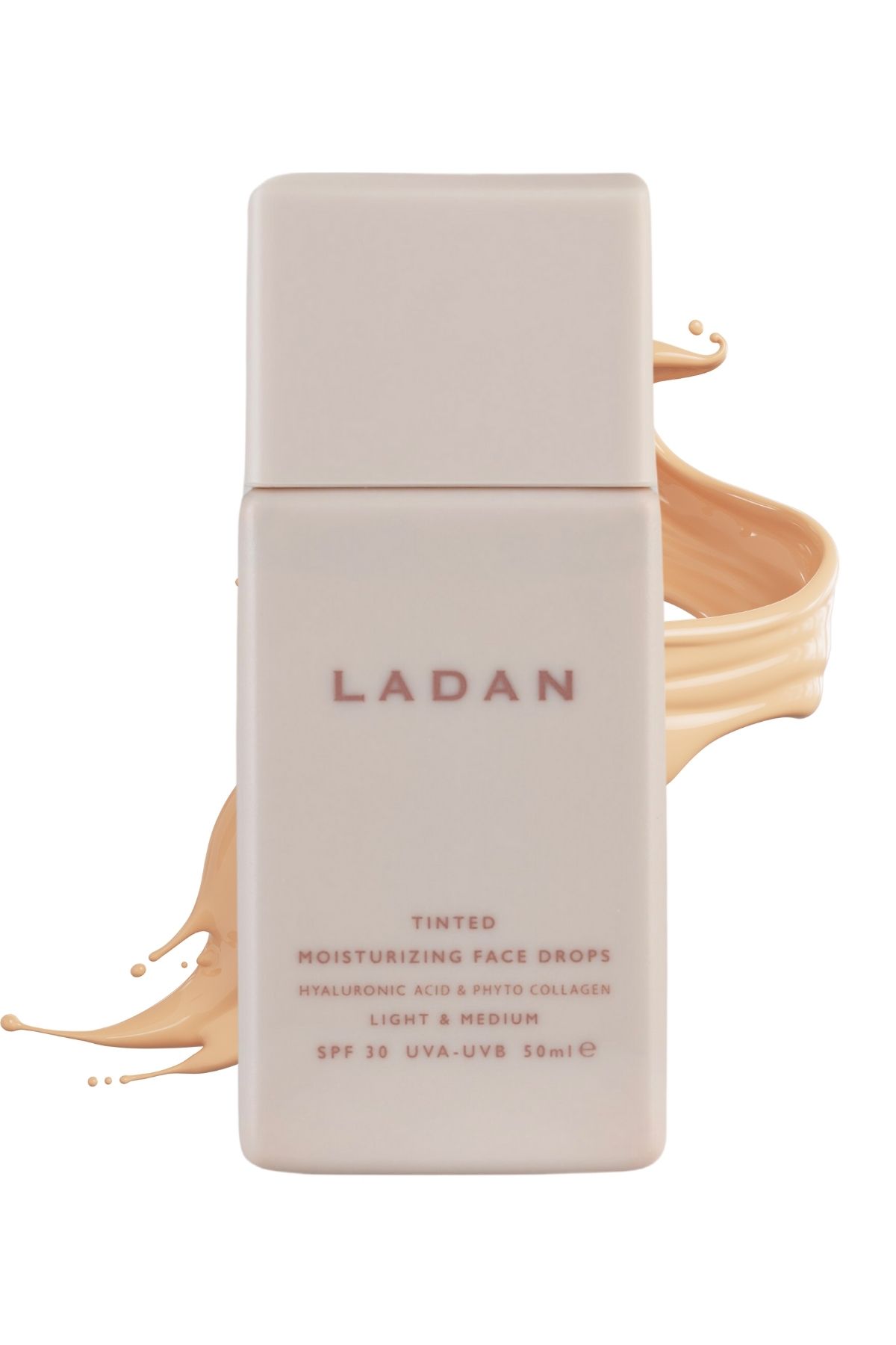 LADAN Sun Protected Light Color Night Face Drops- Face Drops-spf30-light & Medium-50ml