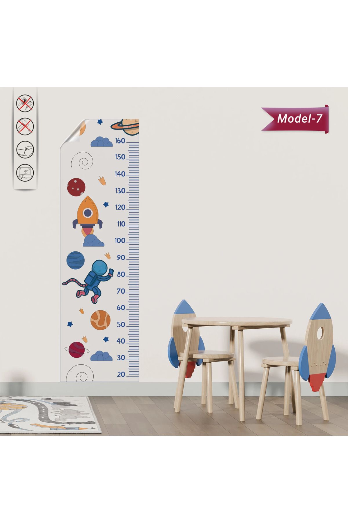 ZERO LAND Statik Kağıt Boy Ölçer (Model-7) 48 CM X 160 CM ZRNET