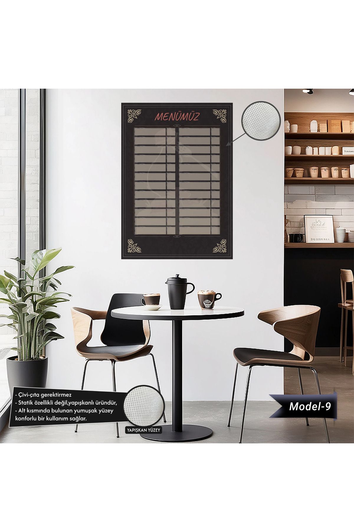 ZERO LAND Yapışkanlı Fiyat Listesi (Model- 9) 50 CM X 70 CM ZRNET