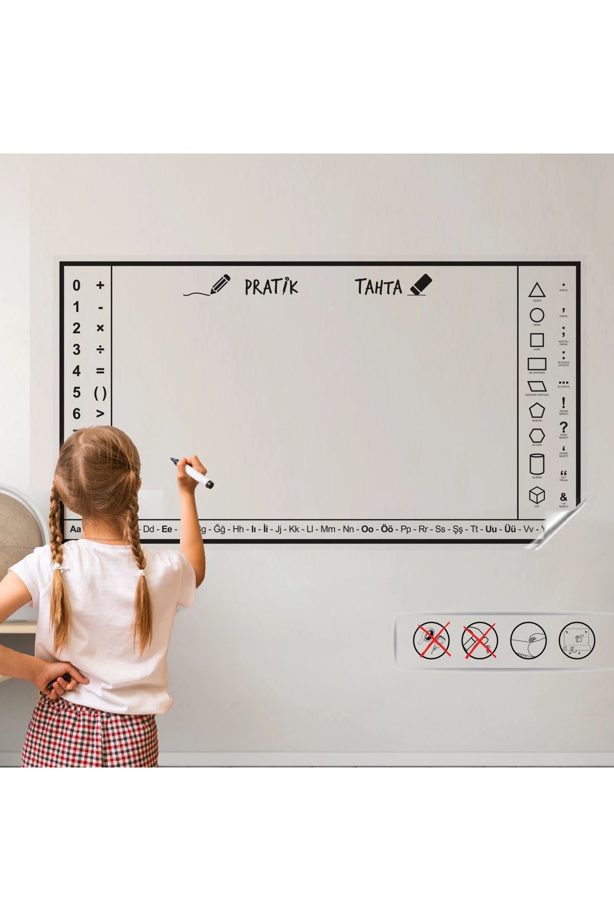 ZERO LAND Statik Kağıt Pratik Tahta 56 CM X 100 CM ZRNET