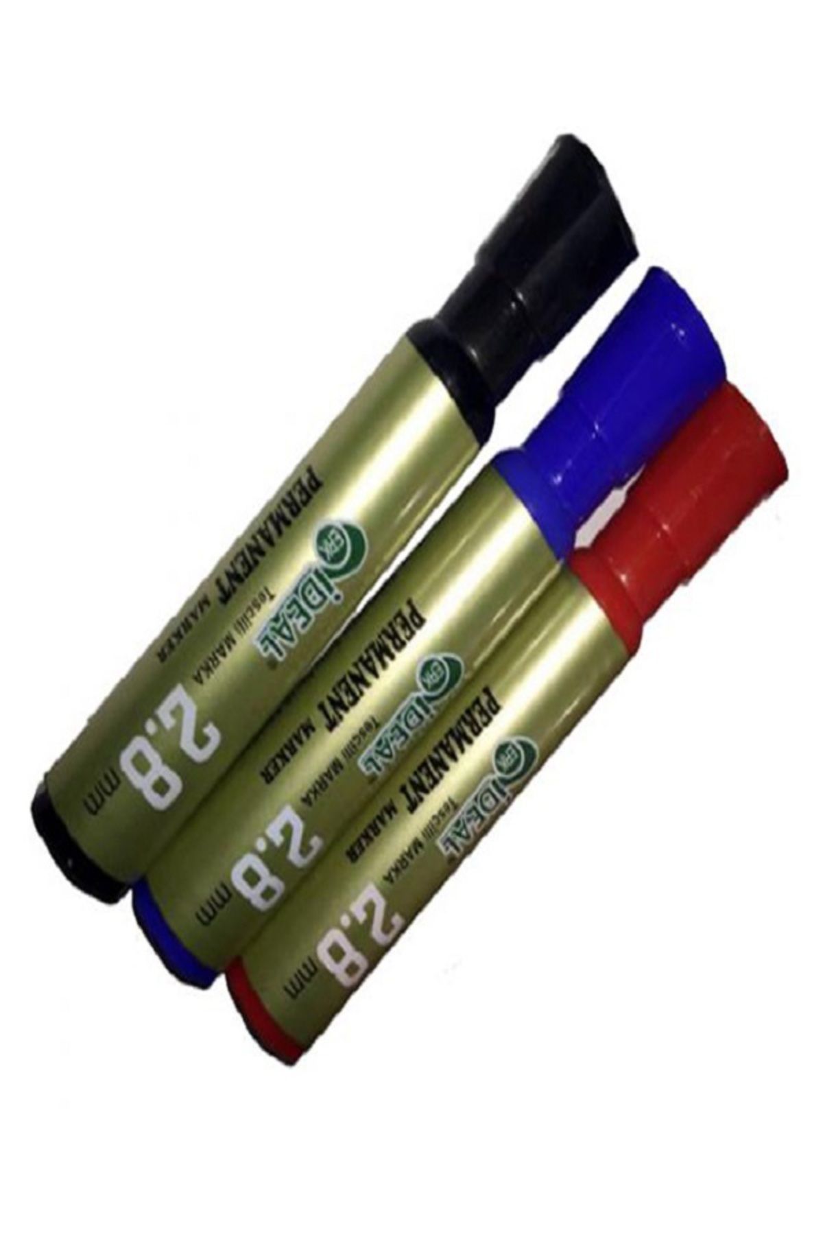YolMarket Kesik Uç Permanent Kalem 2,8 mm (Pakette 12 Adet)