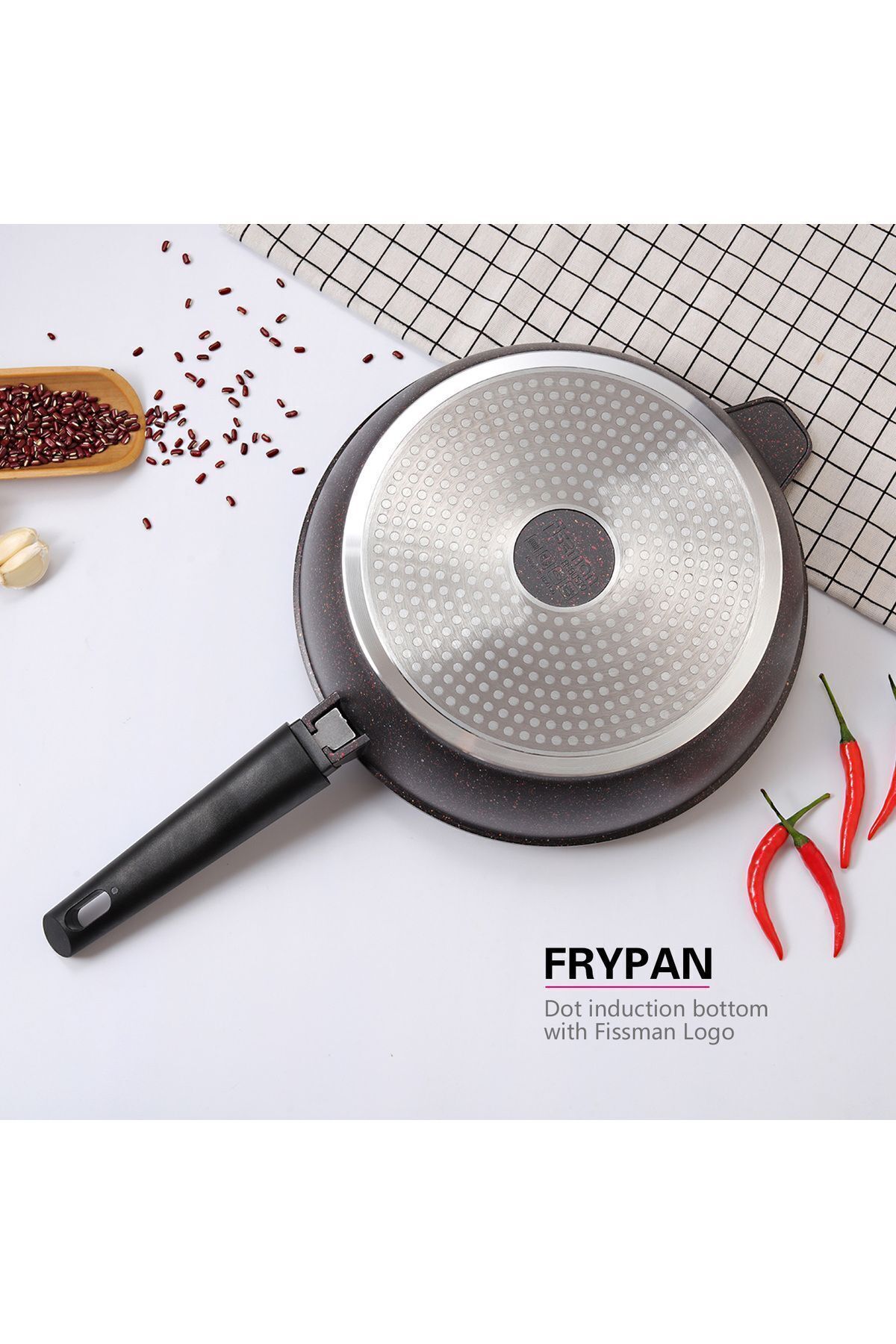 Fissman-Frying Pan 24cm With Detachable Handle Rebusto Series 5