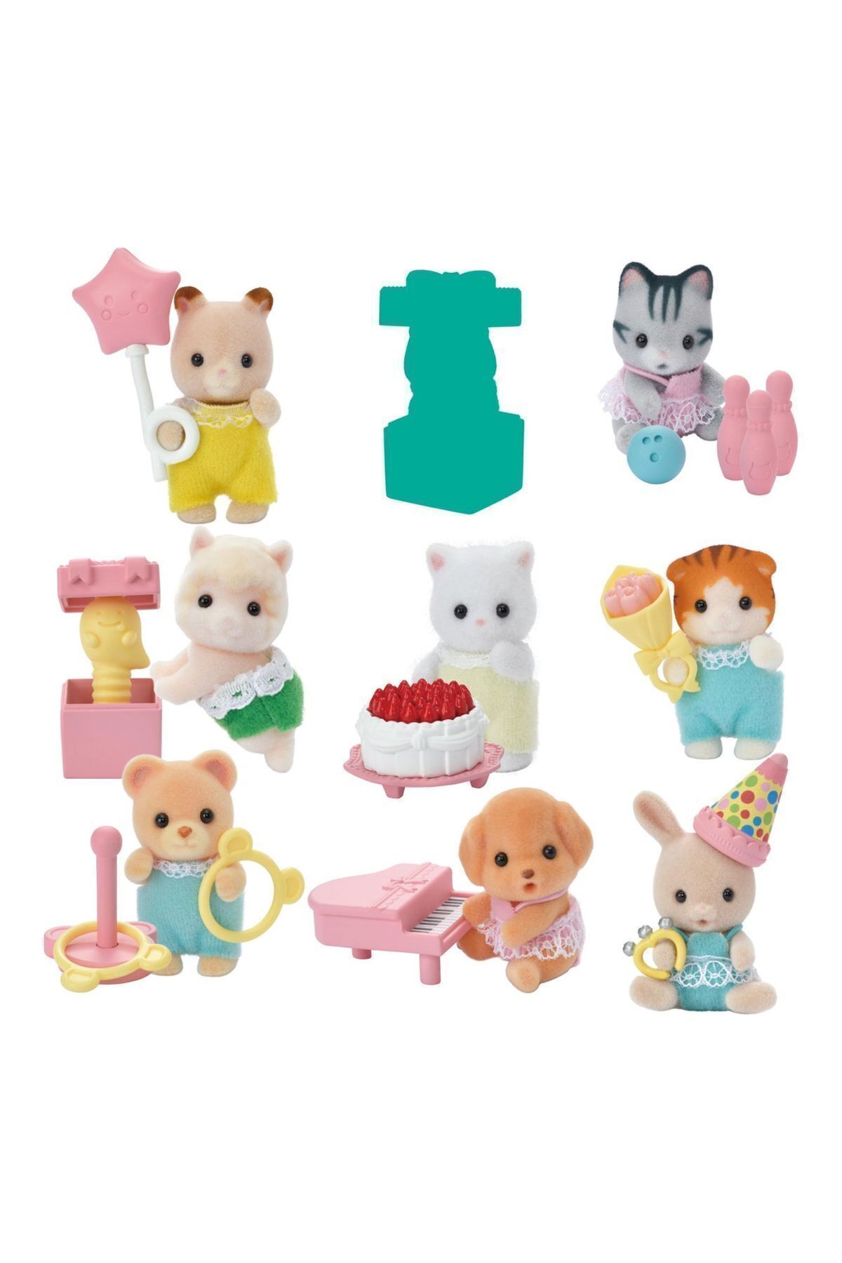 NessiWorld 1 ADET Aksesuarlı Baby Party Sürpriz Mini Figür - 1 ADET - 5 CM