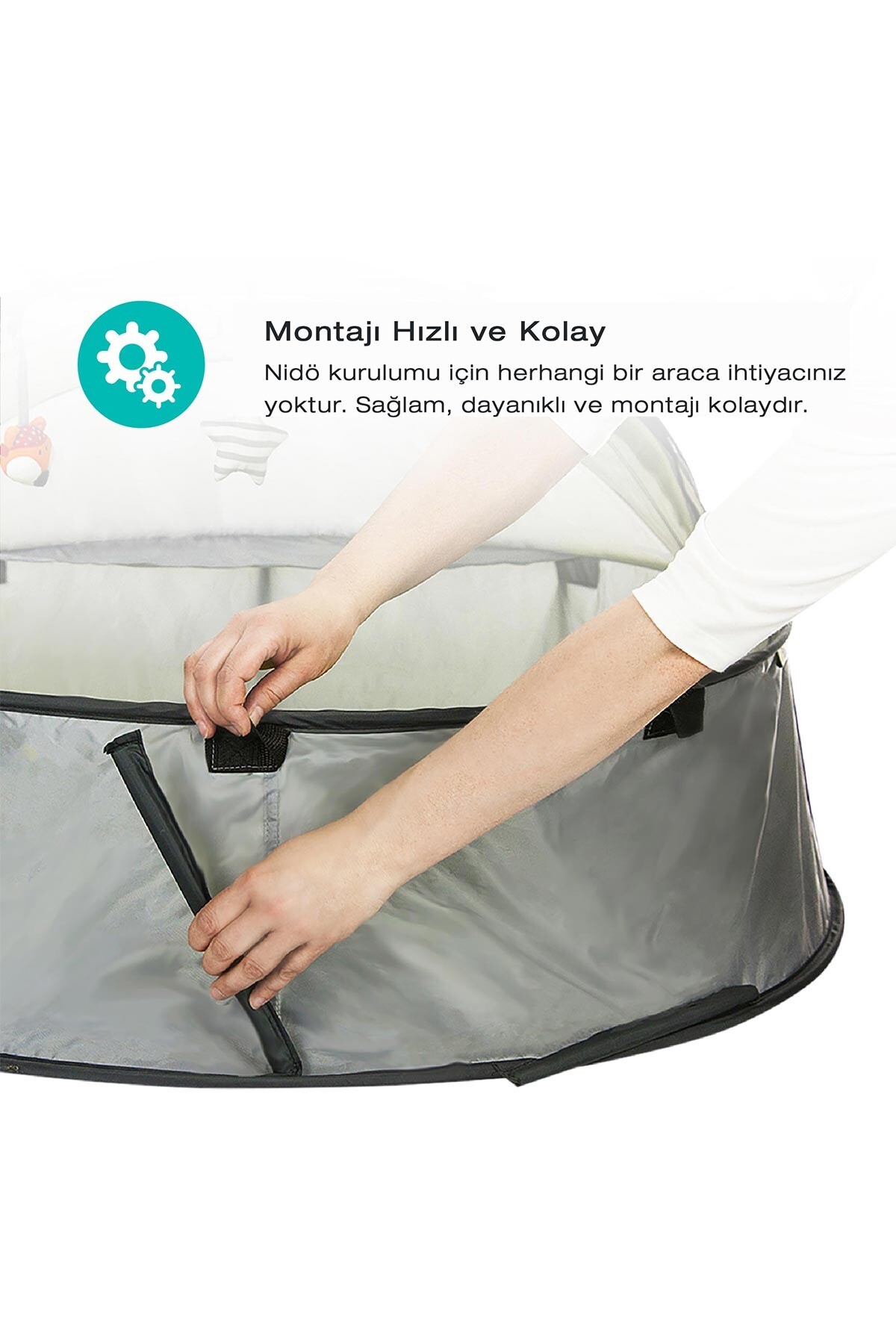 bblüv Nido 2in1 Seyahat Ve Oyun Çadırı fotoğrafı 3 (önizleme)