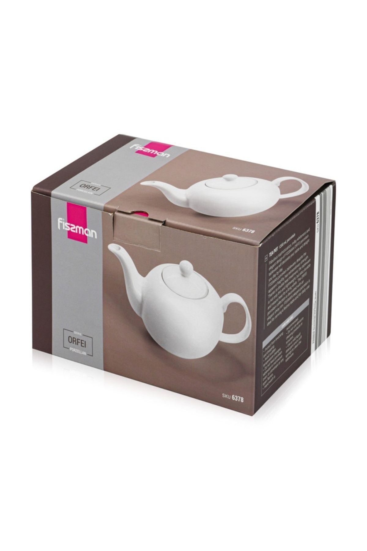 Fissman-Orfei Teapot White 1200ml 4