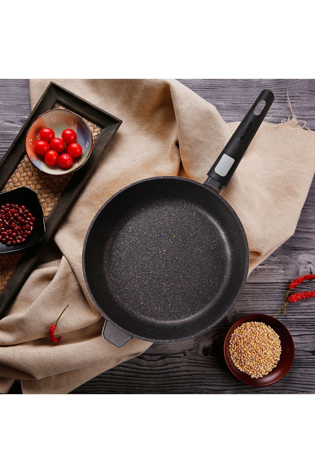 Fissman-Frying Pan 24cm With Detachable Handle Rebusto Series 7