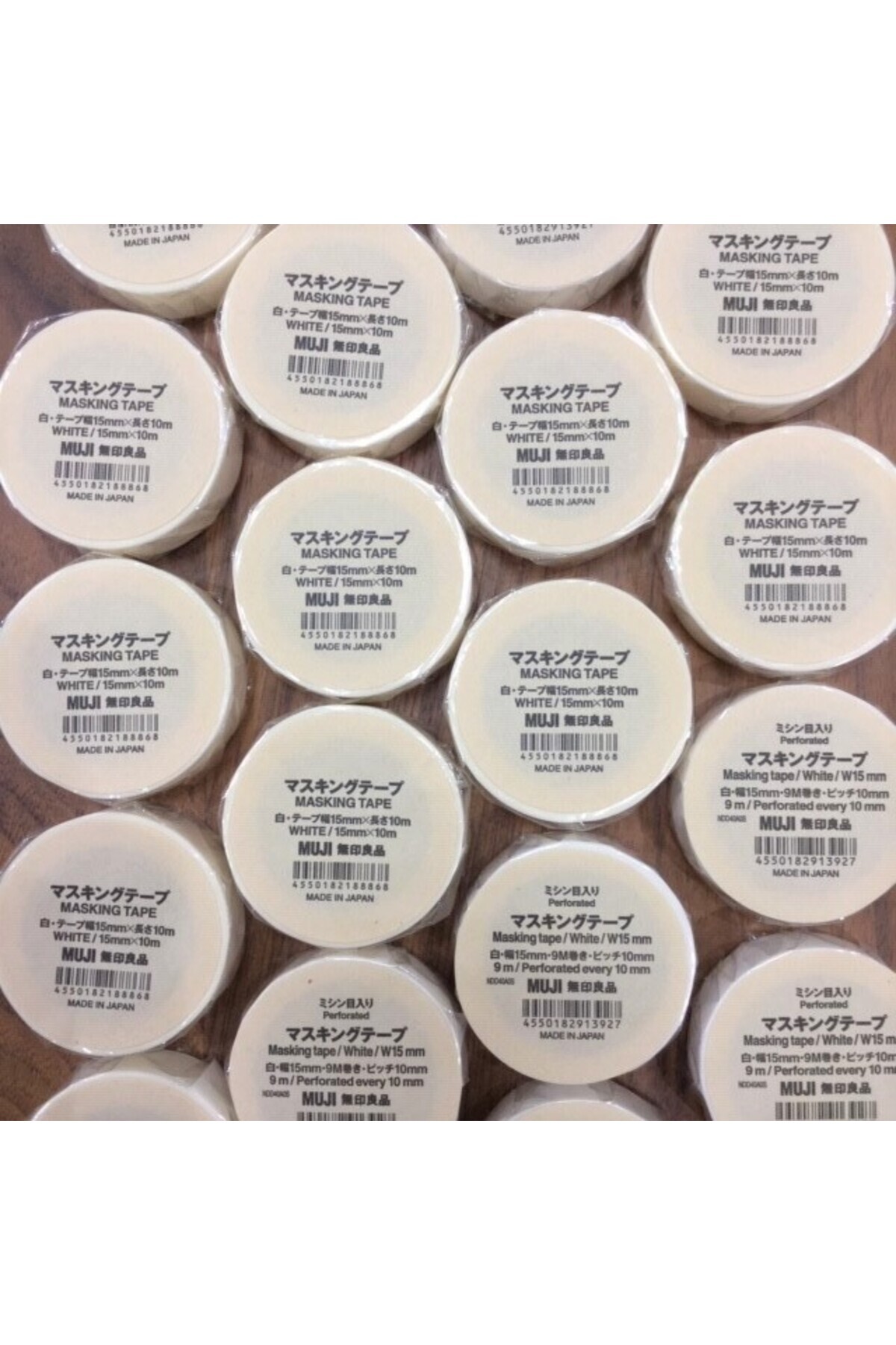 Muji Maskeleme Bandı Beyaz 15mm * 10m