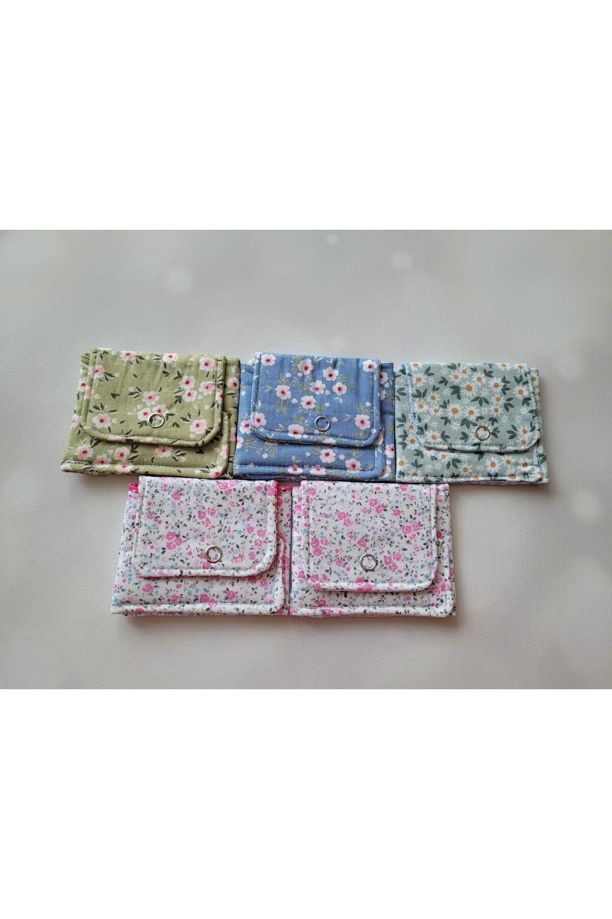 Kız Kardeşlerin Atölyesi-Mini Wallet, Mini Card Holder, Floral Wallet, New Year's Gift, New Year's Gift, Floral Card Holder 5