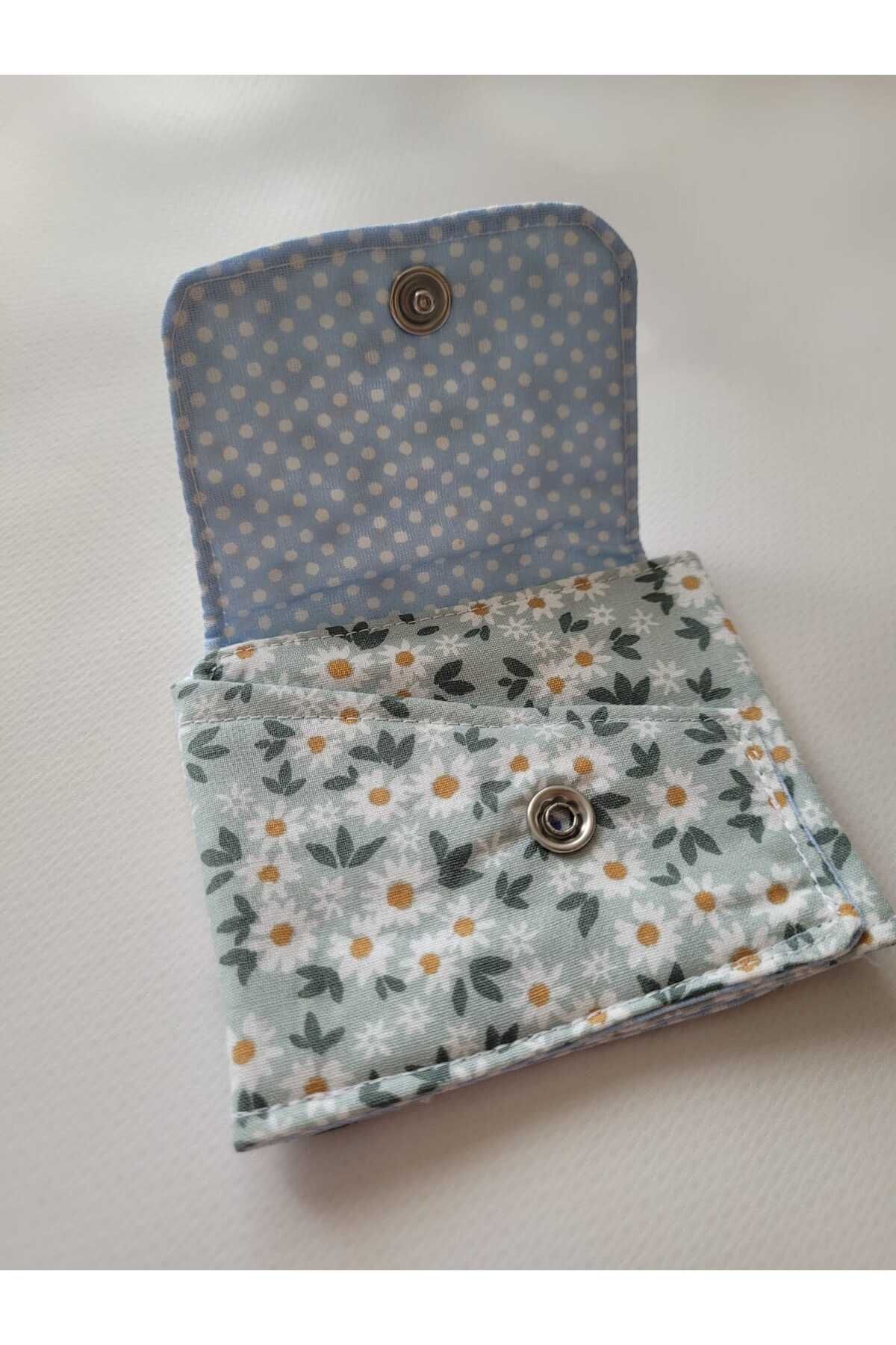 Kız Kardeşlerin Atölyesi-Mini Wallet, Mini Card Holder, Floral Wallet, New Year's Gift, New Year's Gift, Floral Card Holder 3