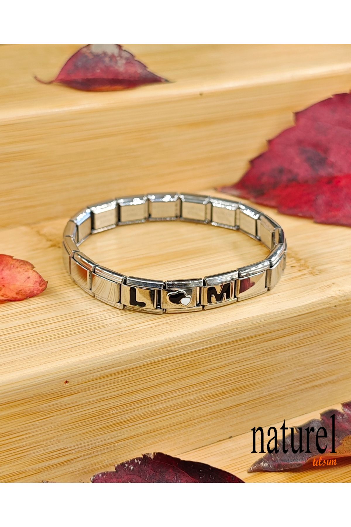 Naturel Tılsım-Italian Charm Stainless Steel Couple Bracelet 1