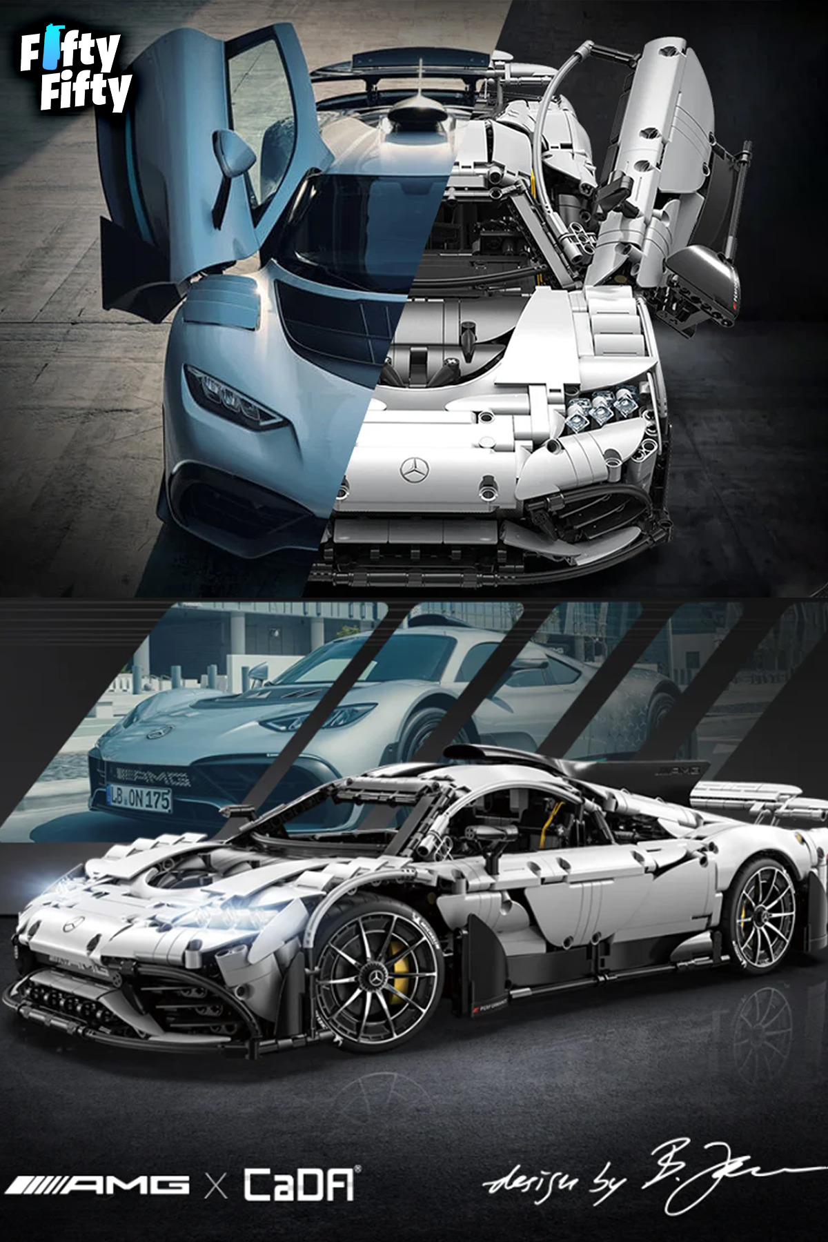 کادا مرسدس AMG One – C61503W (۳۲۹۵ قطعه) مجموعه ساخت اسباب‌بازی حرفه‌ای