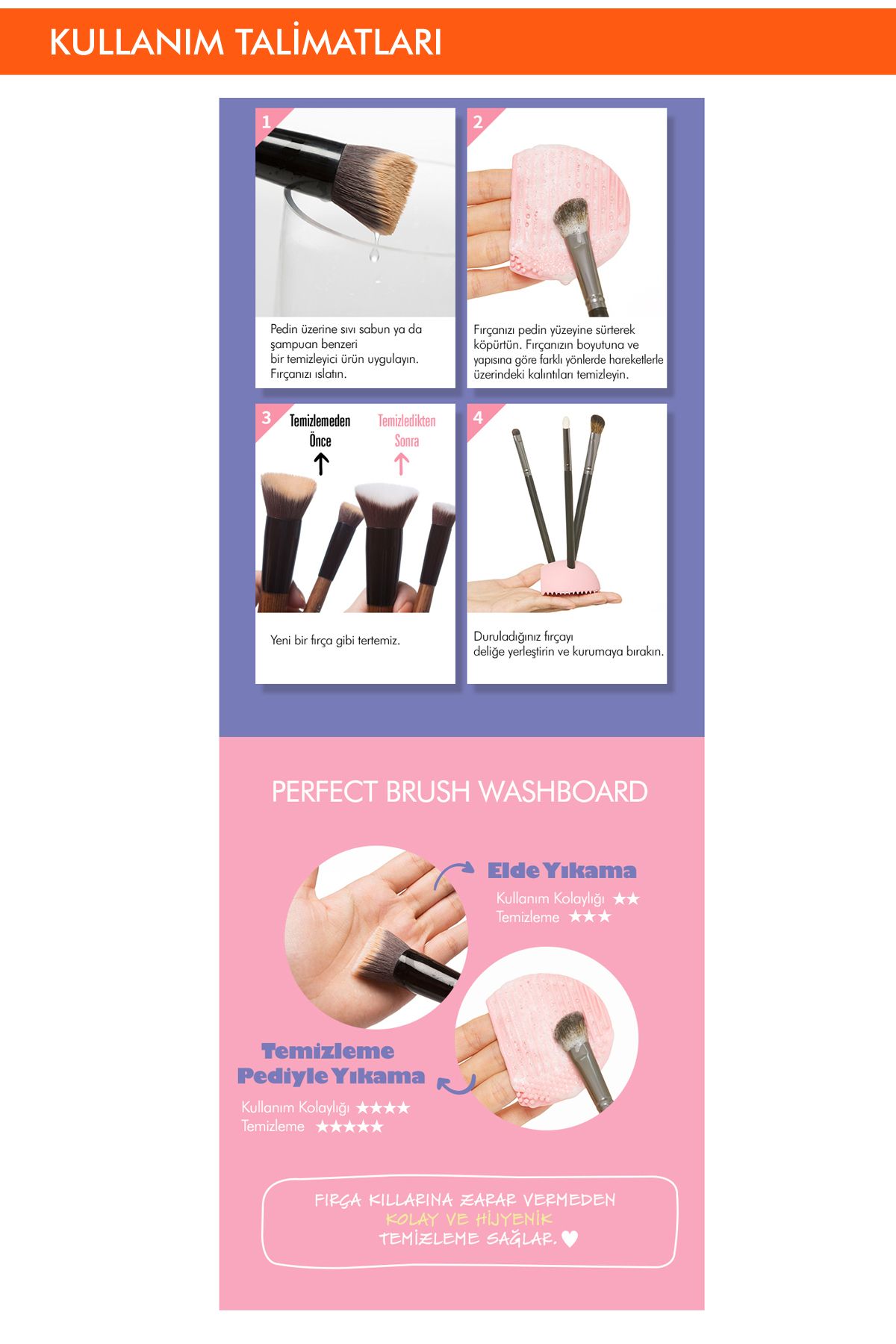 Missha-Perie din silicon pentru curățare și machiaj - Perfect Brush Washboard 3