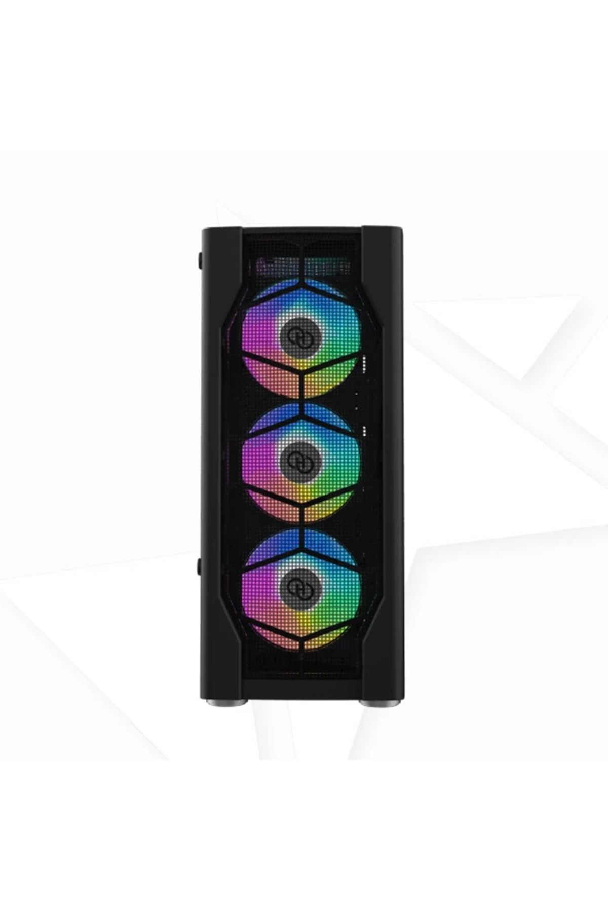 HighEnd-High End PRESUS ATX 4 ARGB Fan Case Black 2