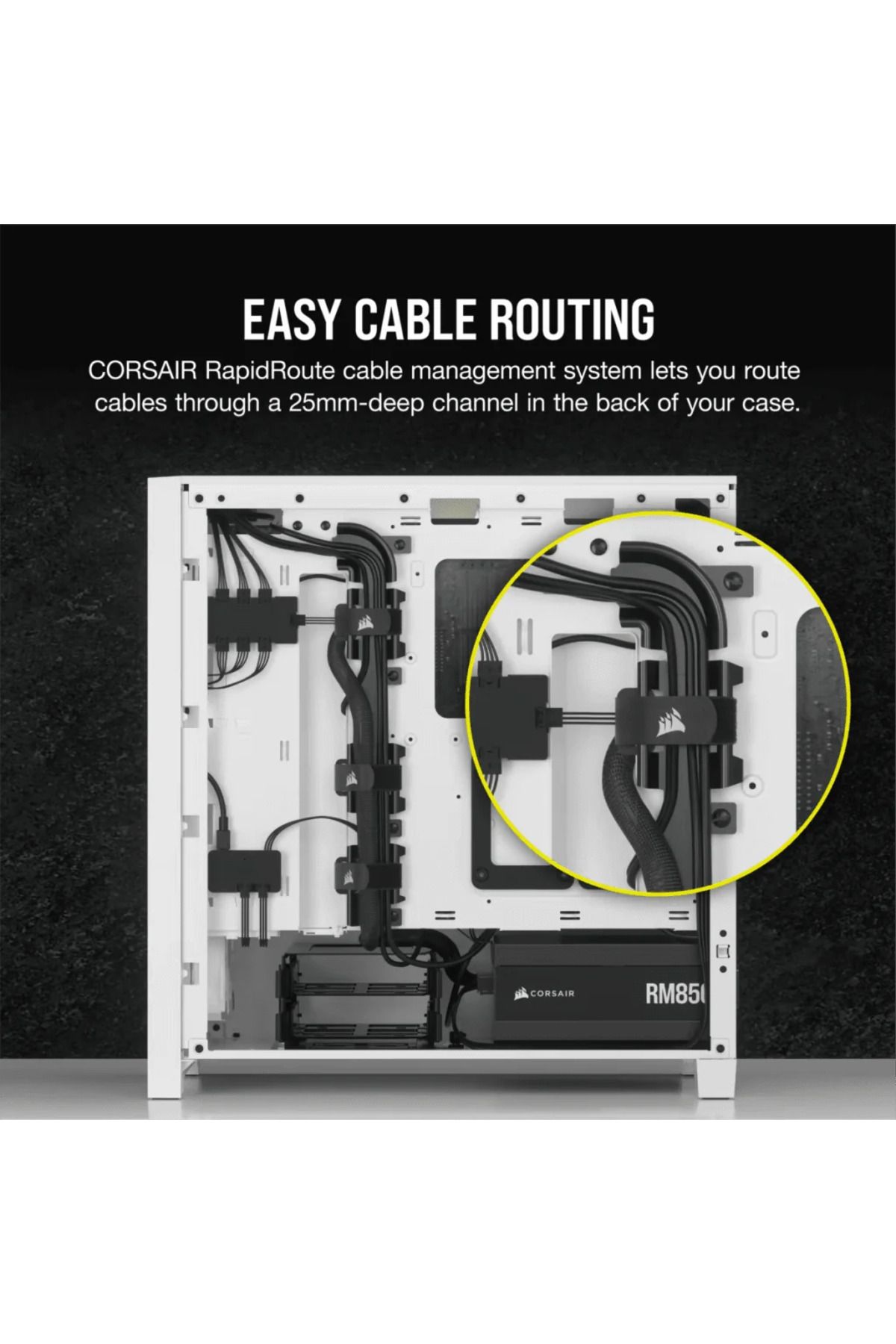 Corsair-iCUE 4000D RGB AIRFLOW Mid-Tower Case White 4