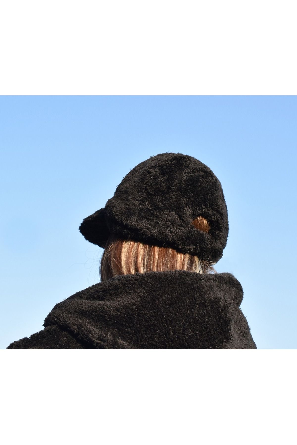 Özgüner Oyuncak-A Soft Touch with Plush Women's Cap Hat 2