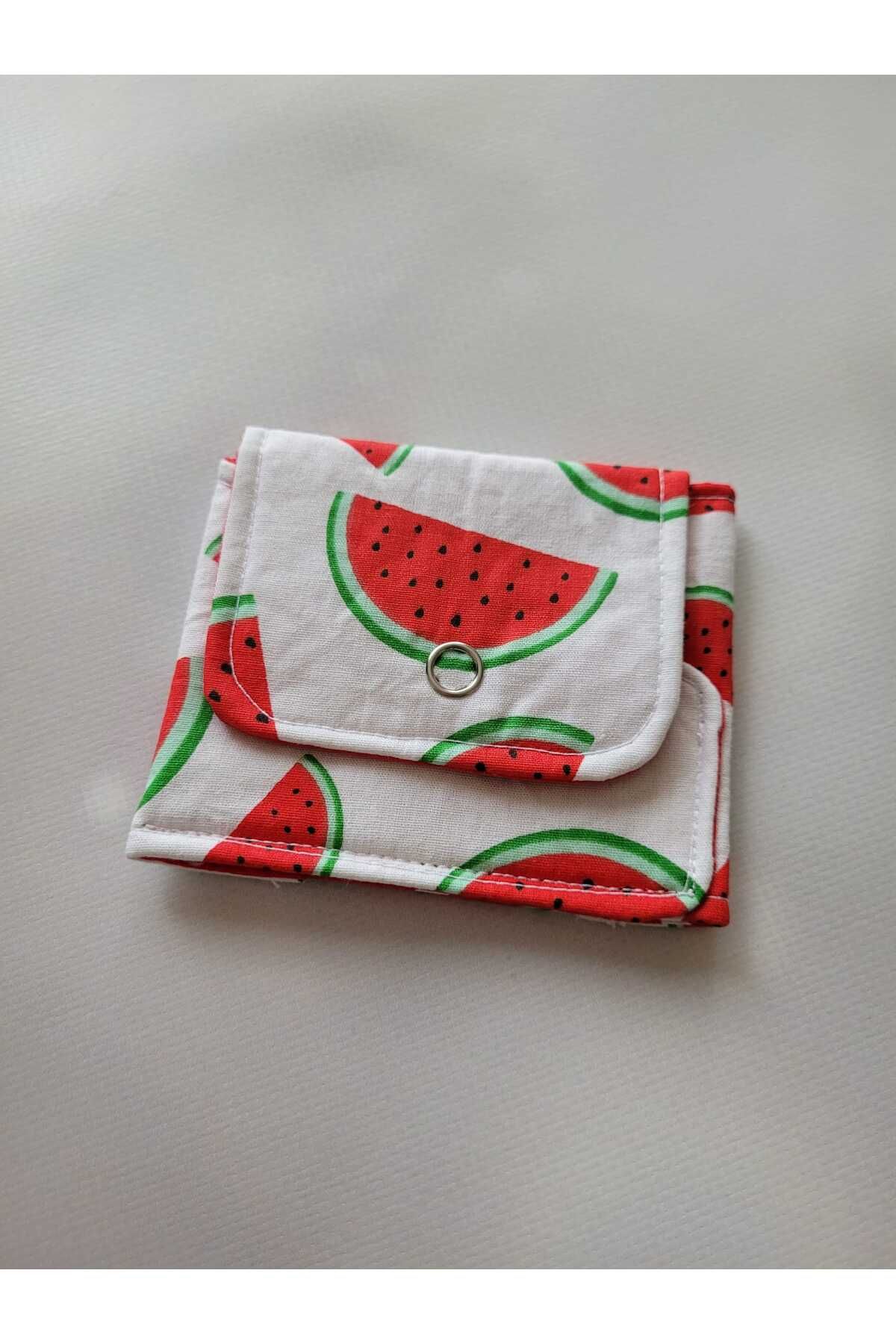 Kız Kardeşlerin Atölyesi-Mini Watermelon and Avocado Wallet - Christmas Gift 1