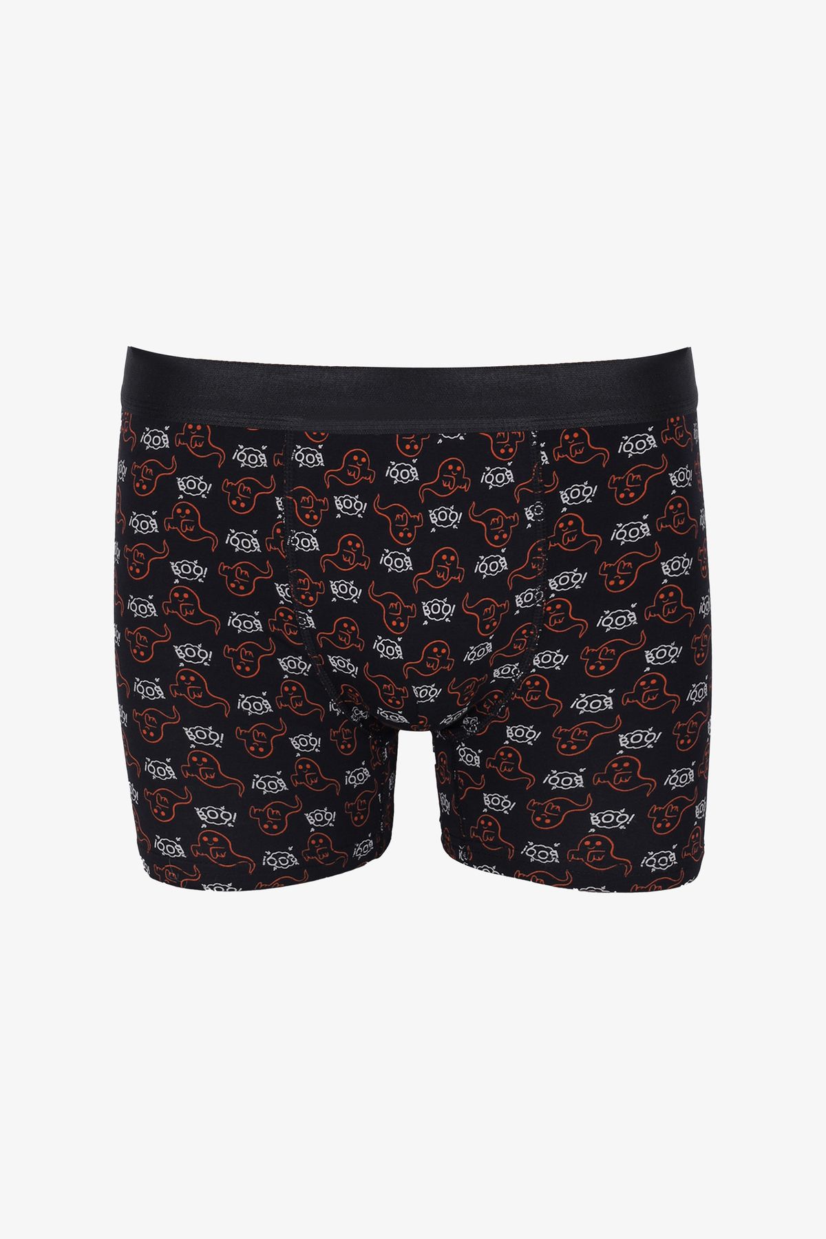 koza iç giyim-Men's Single Patterned Cotton Boxers 1