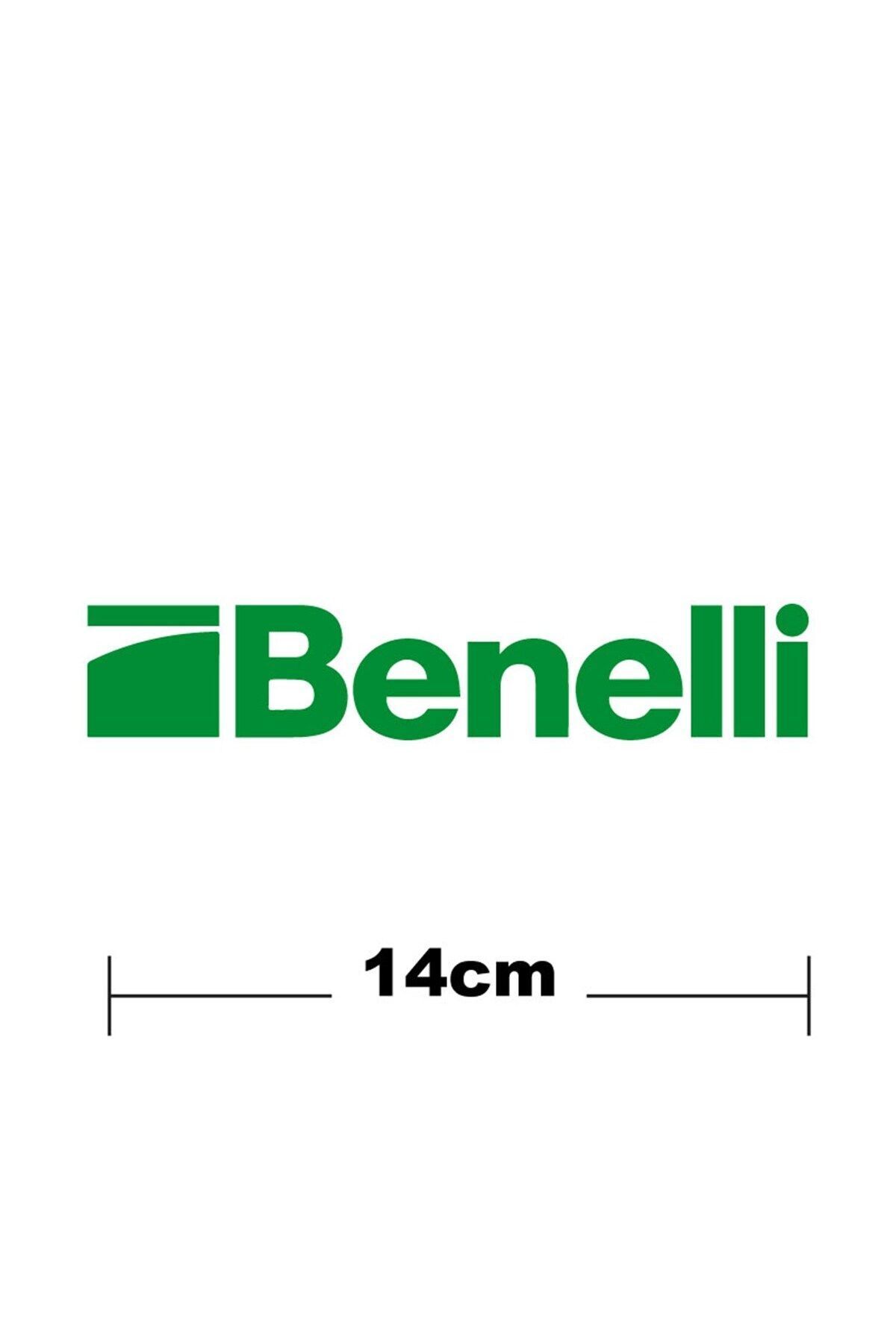 SgsOutlet Benelli Logo Yazı Sticker Etiket Tek Renk