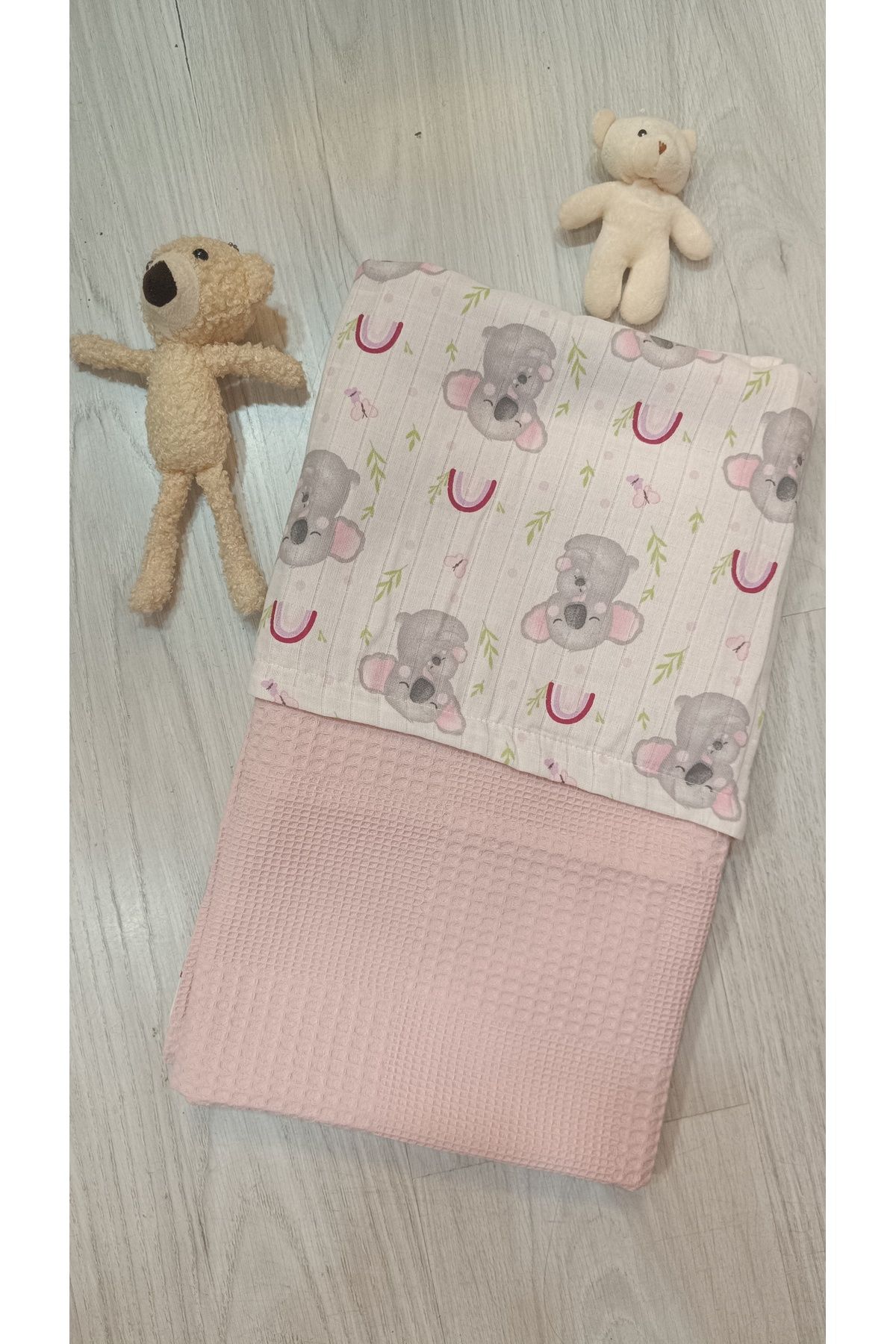 melosh-Baby & Kids Blanket - Pink - Animal pattern 1