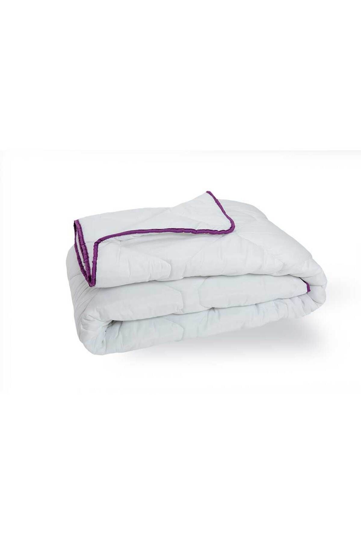 Homelux-Quilted Quilt 220x200 Cm, Microfiber Cover Material, Polyester Filling, 150 G/mp, White 3