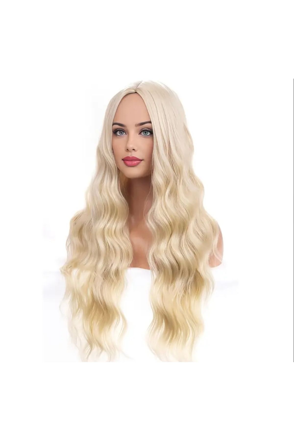 favorim peruk-New Season Luxury 1St Quality Wavy Tulle Wig 2