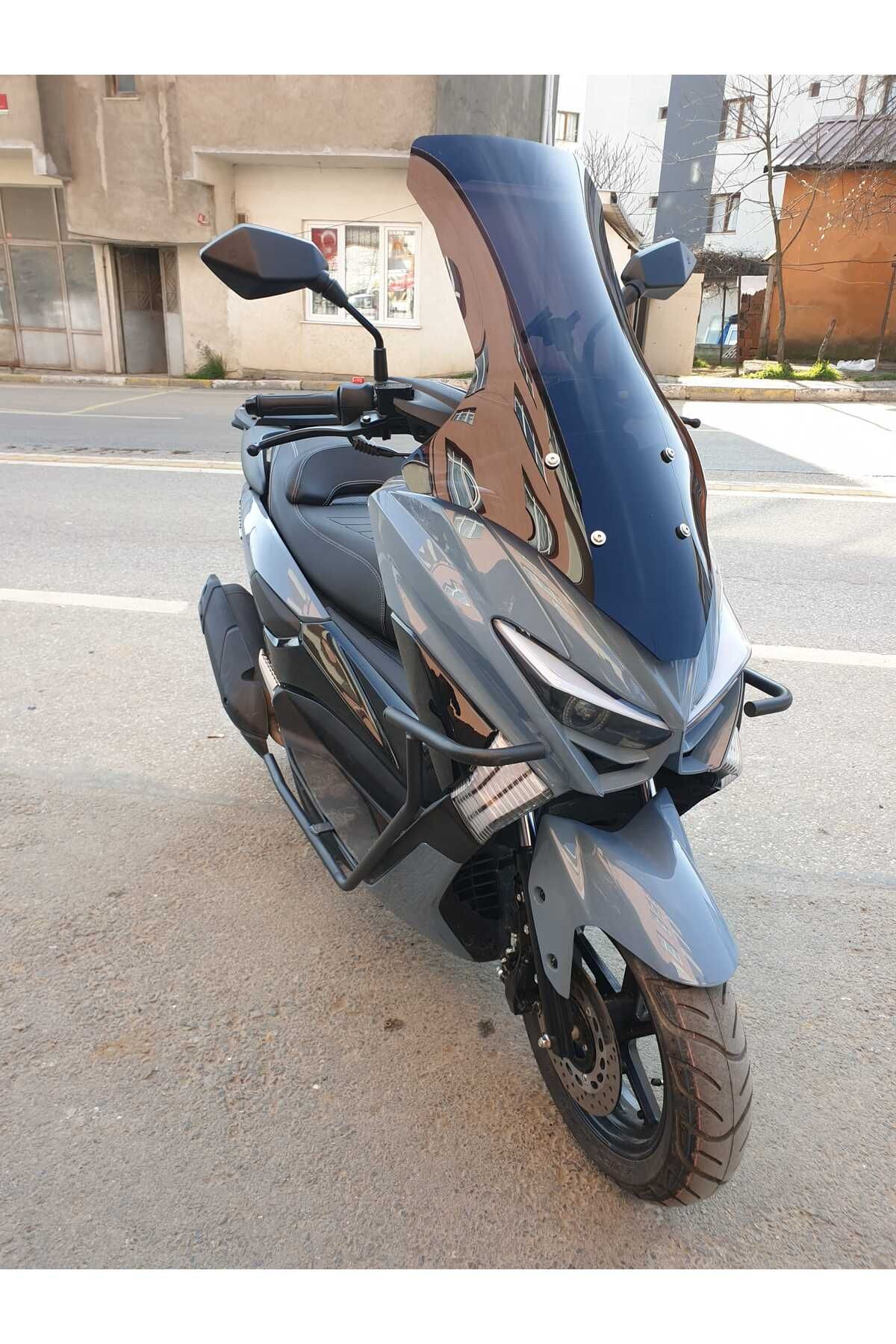 Küba Chia 125 Siperlik Ön Cam 2023-2025 Model 78cm Siyah Renkli 4mm UZUN CAM