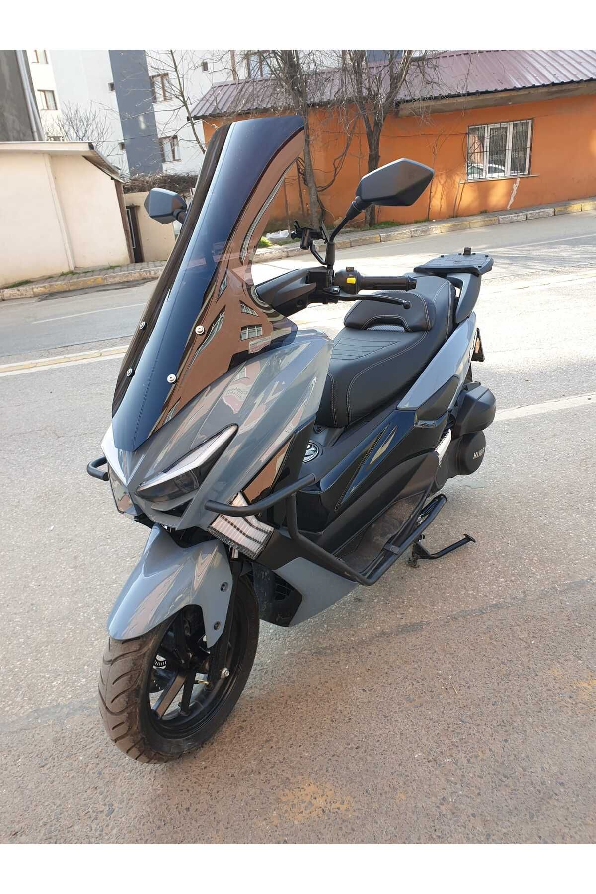 Küba Chia 125 Siperlik Ön Cam 2023-2025 Model 78cm Siyah Renkli 4mm UZUN CAM