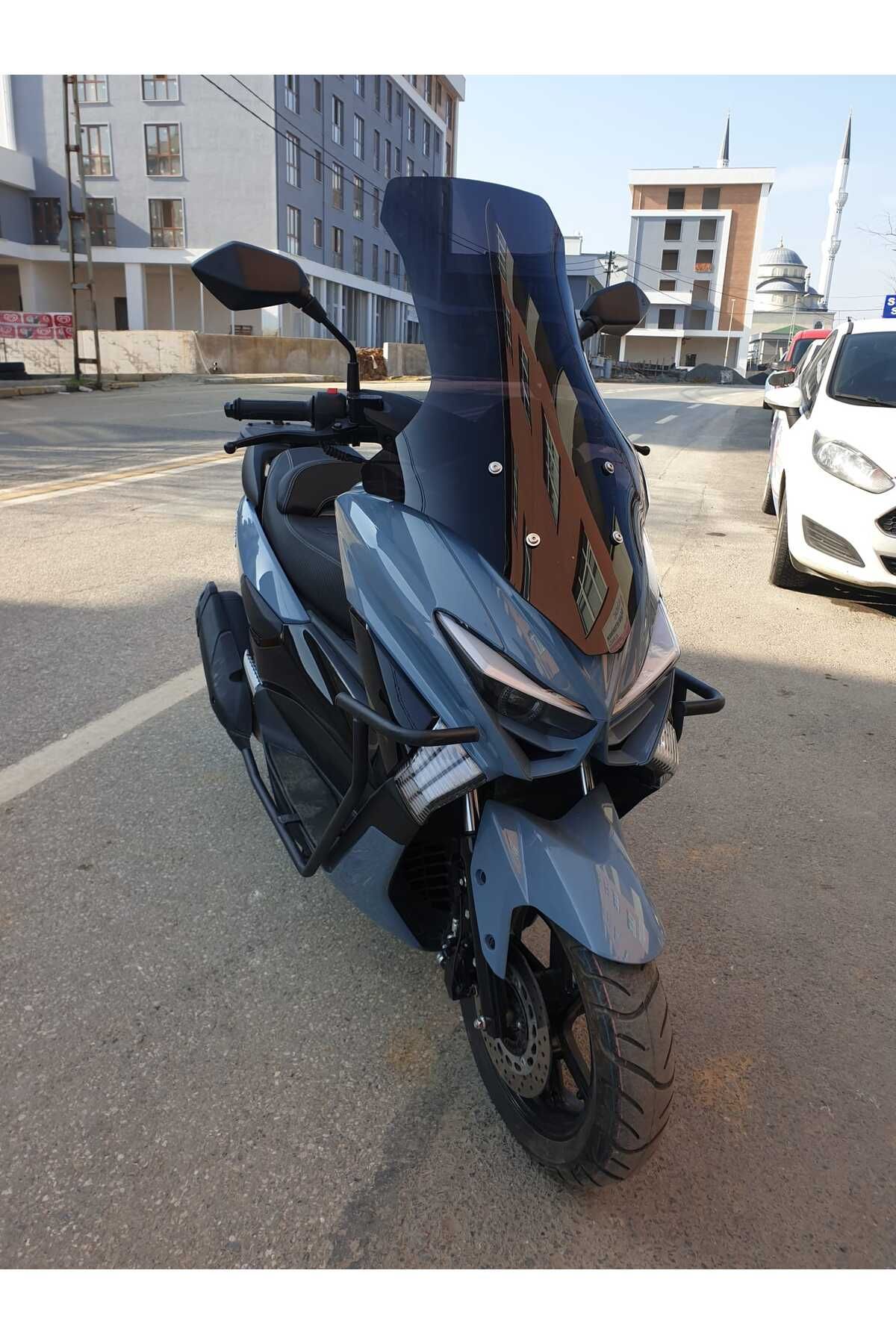 Küba Chia 125 Siperlik Ön Cam 2023-2025 Model 78cm Siyah Renkli 4mm UZUN CAM