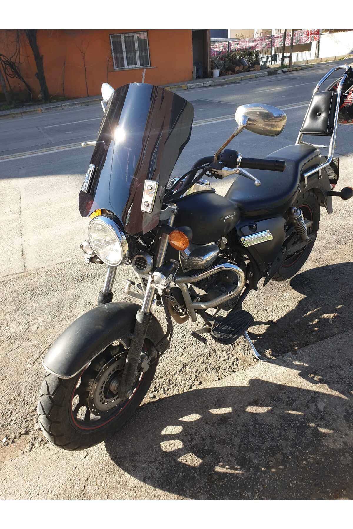 Küba Süperlight 125 150 200 Siperlik Ön Cam 2008 2016 Model 53cm Siyah Renkli 4mm APARAT GÖNDERİLMEYECEK