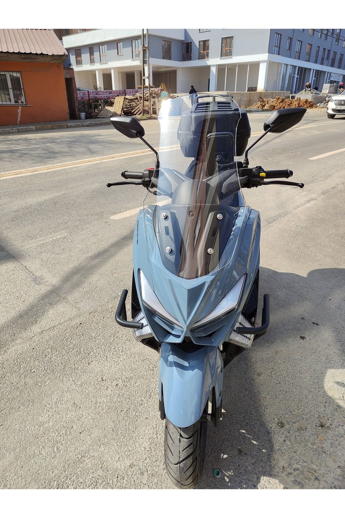 Küba Chia 125 Siperlik Ön Cam 2023-2025 Model 75cm Şeffaf Renkli 4mm UZUN CAM