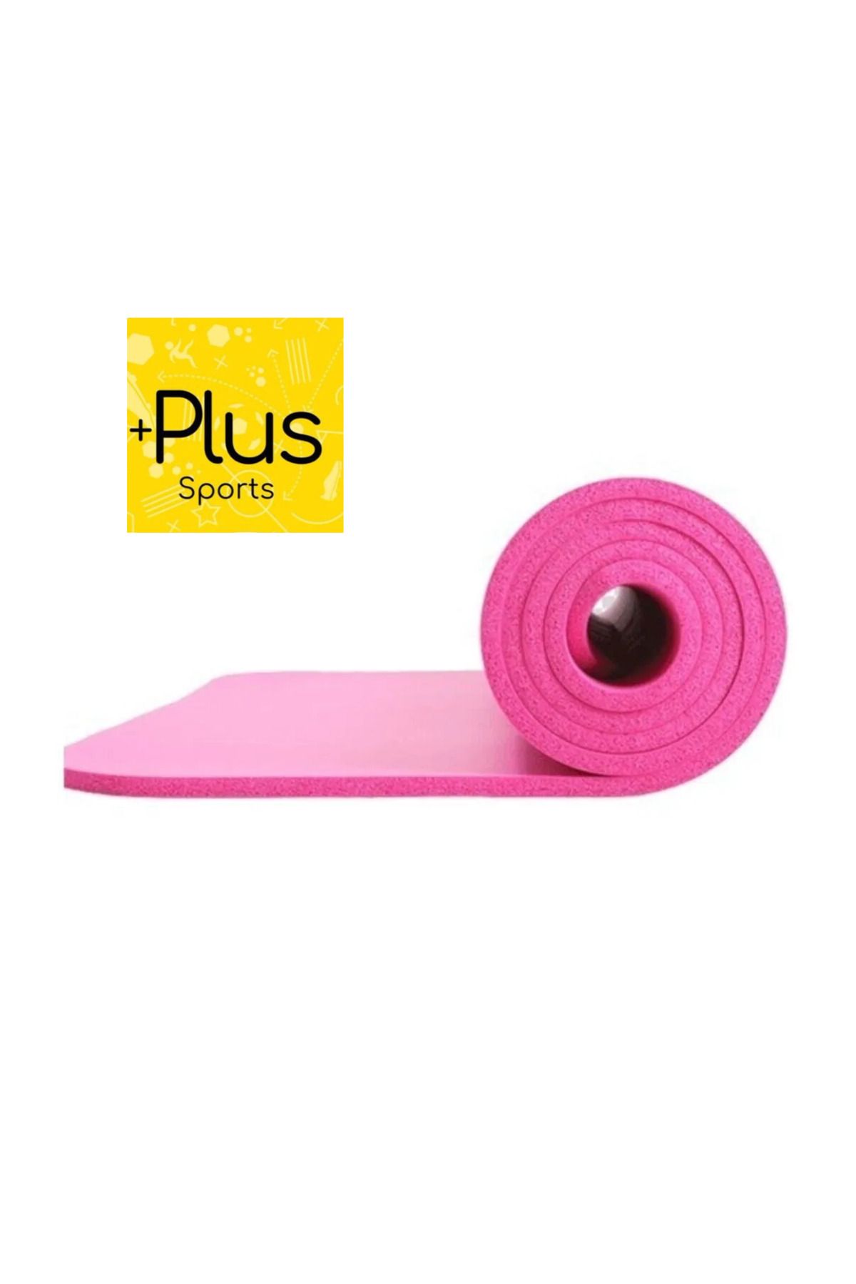 PLUSSPORT PEMBE PİLATES VE YOGA KAMP MATI 7 MM