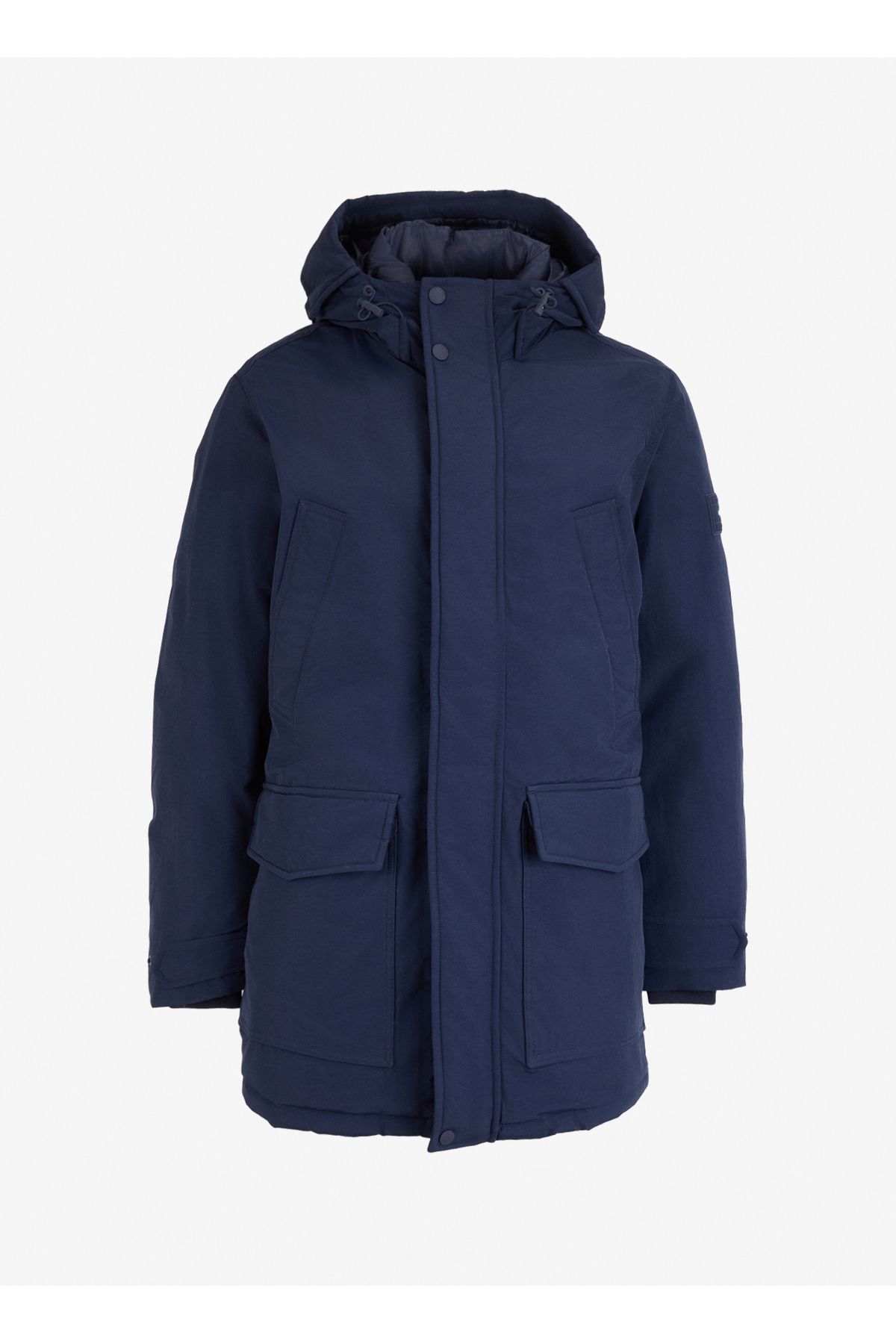 کت معمولی مردانه آبی کلاهدار MW0MW36595DW5 Tommy Hilfiger