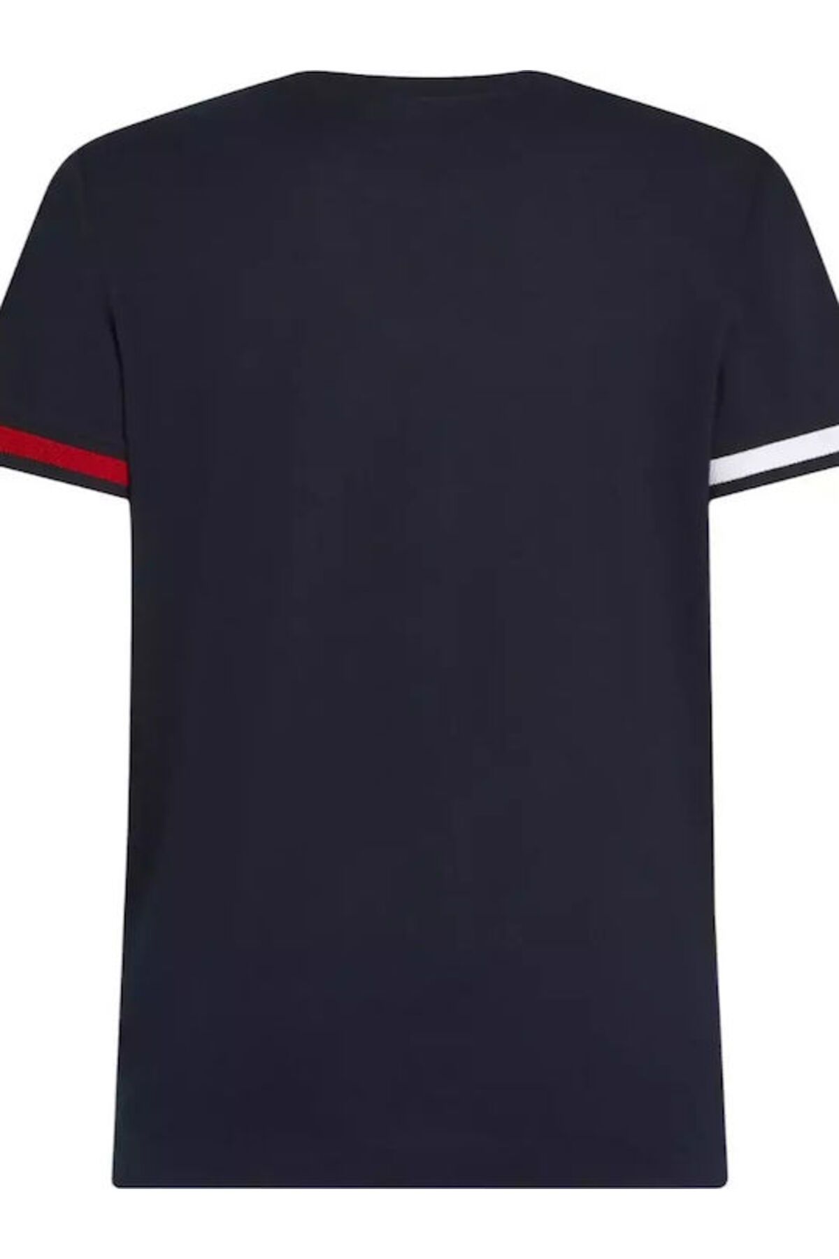 Tommy Hilfiger-Men's Cotton Crew Neck Short Sleeve Navy Blue T-Shirt Mw0Mw38078-Dw5 5