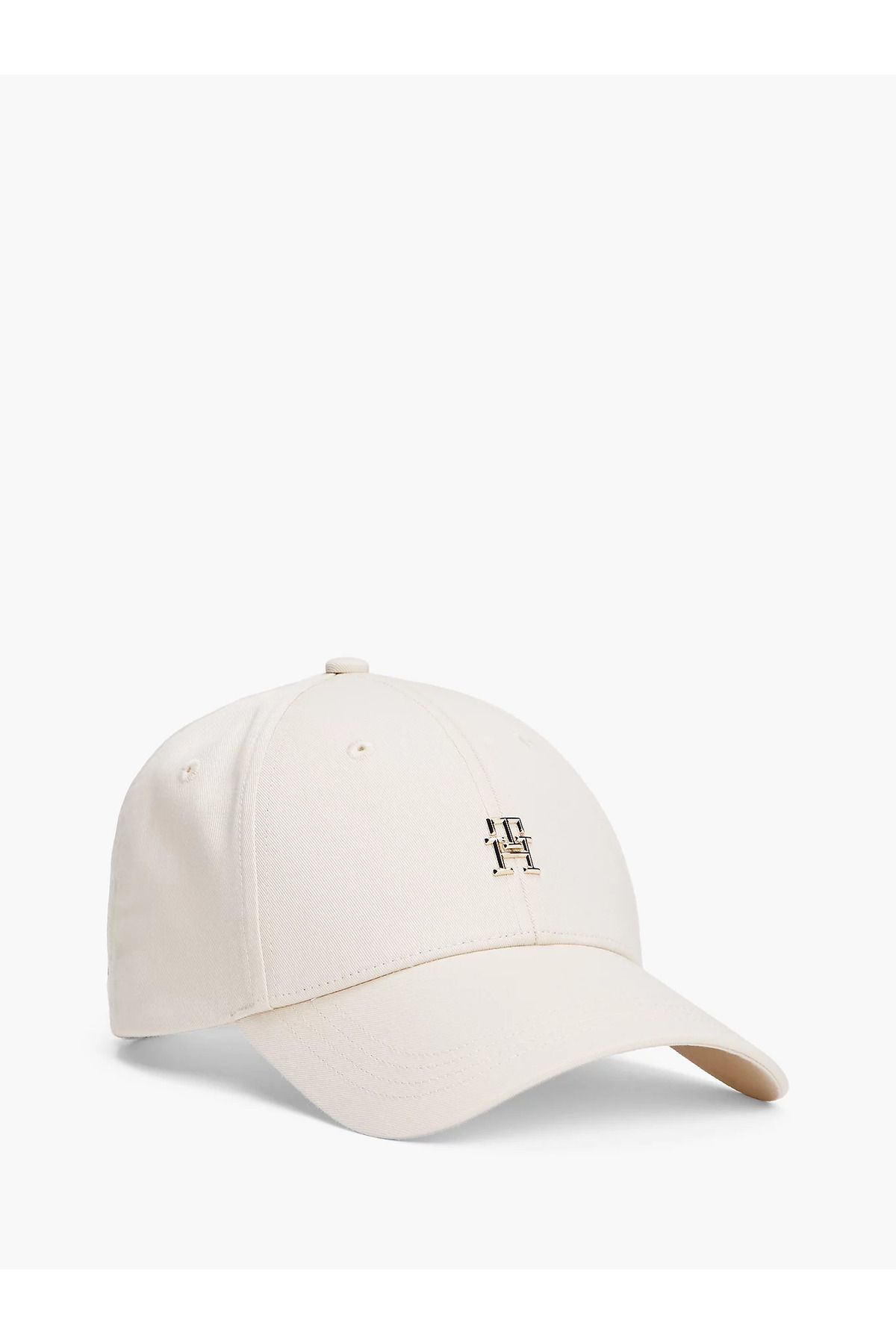 Tommy Hilfiger-Beige Women's Sports Cap - Adjustable Design Aw0Aw16843-Aa8 2