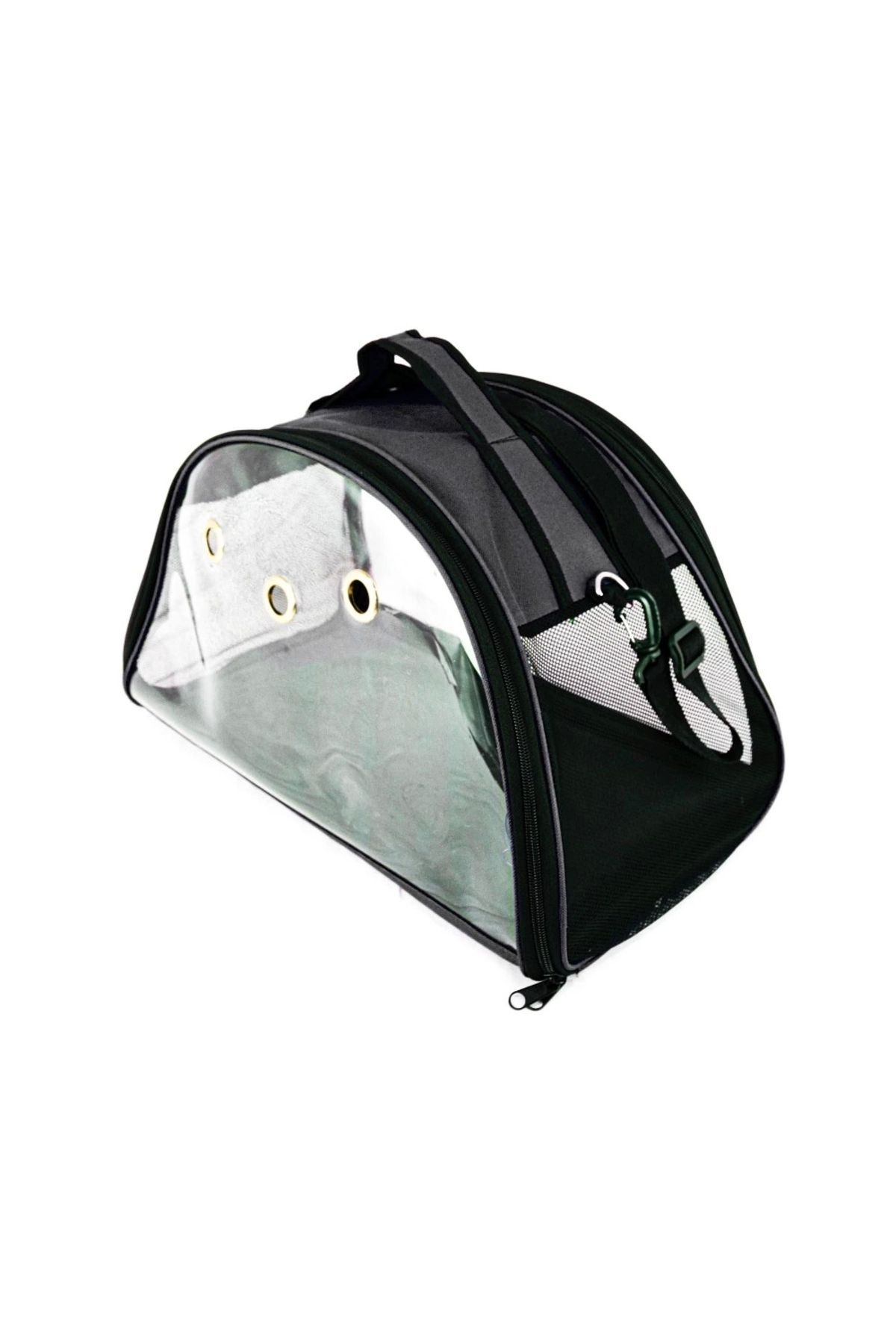 CEYLAN ADAM-Black XL Sports Transparent Cat Dog Carrier Bag 1