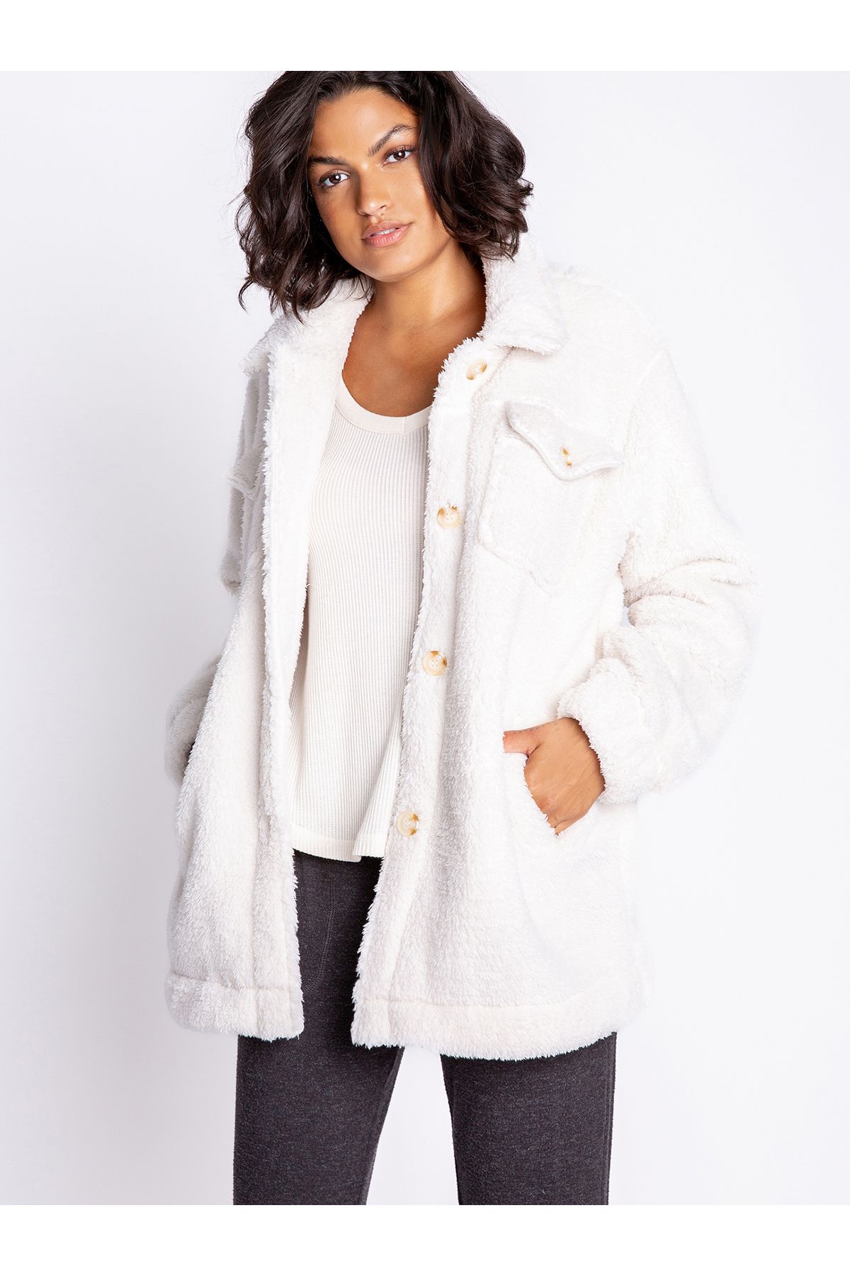 PJ Salvage-Sweatjacke Cozy Shacket 5