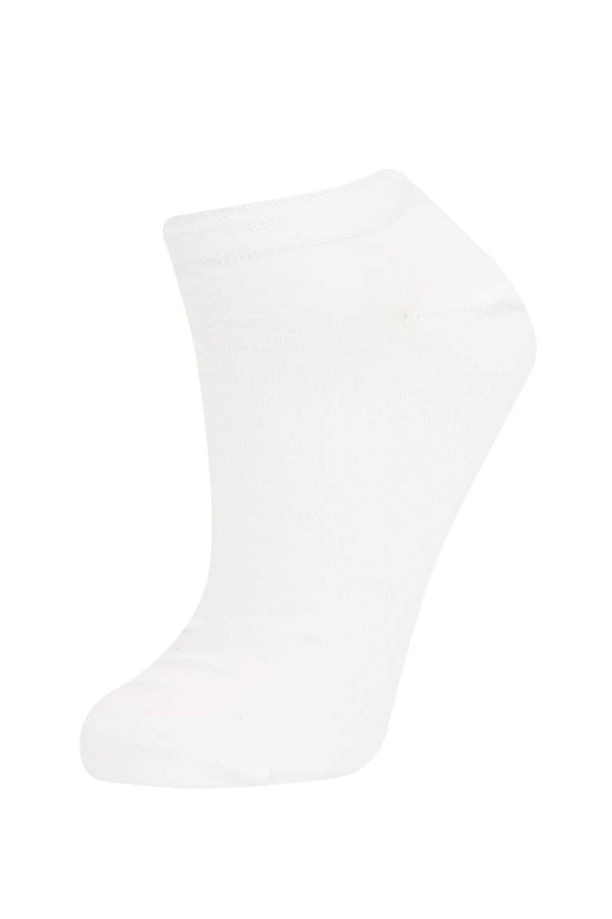 DeFacto-New Season Women's Seamless 2-Piece Bamboo Booties Socks 2