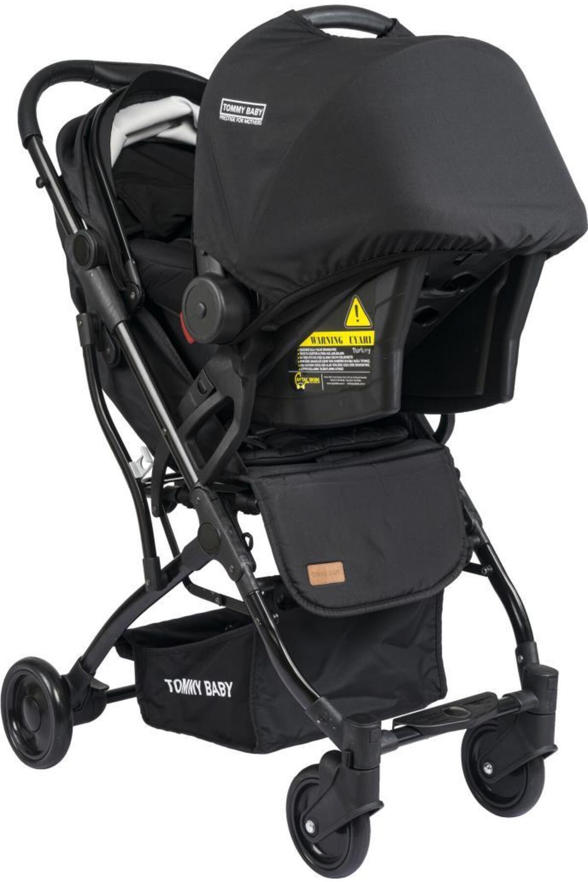 Tommybaby Mia Kabin Travel Bebek Arabası Black Kabin Boy fotoğrafı 7 (önizleme)