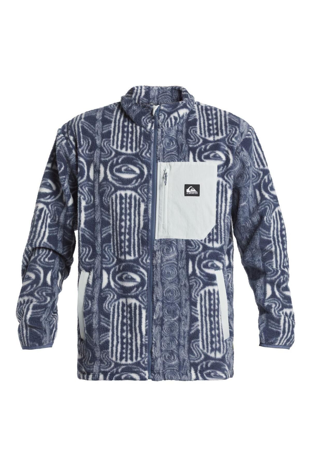 Quiksilver CLEAN COAST FZ Erkek Polar Ceket  EQYFT04957 QK.BYL6 Çok Renkli-XXL