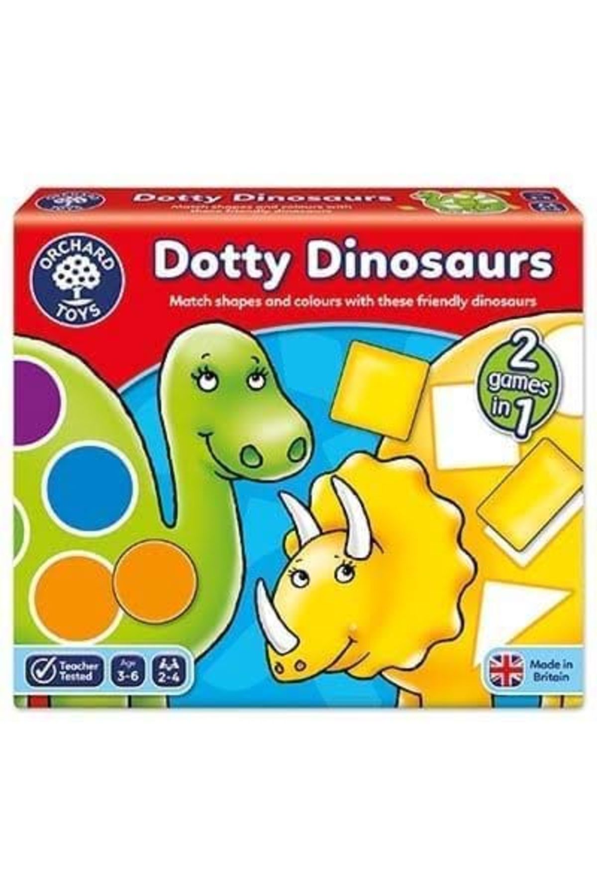 Orchard Toys-Joc educativ Dinozaurii cu pete DOTTY DINOSAURS 1