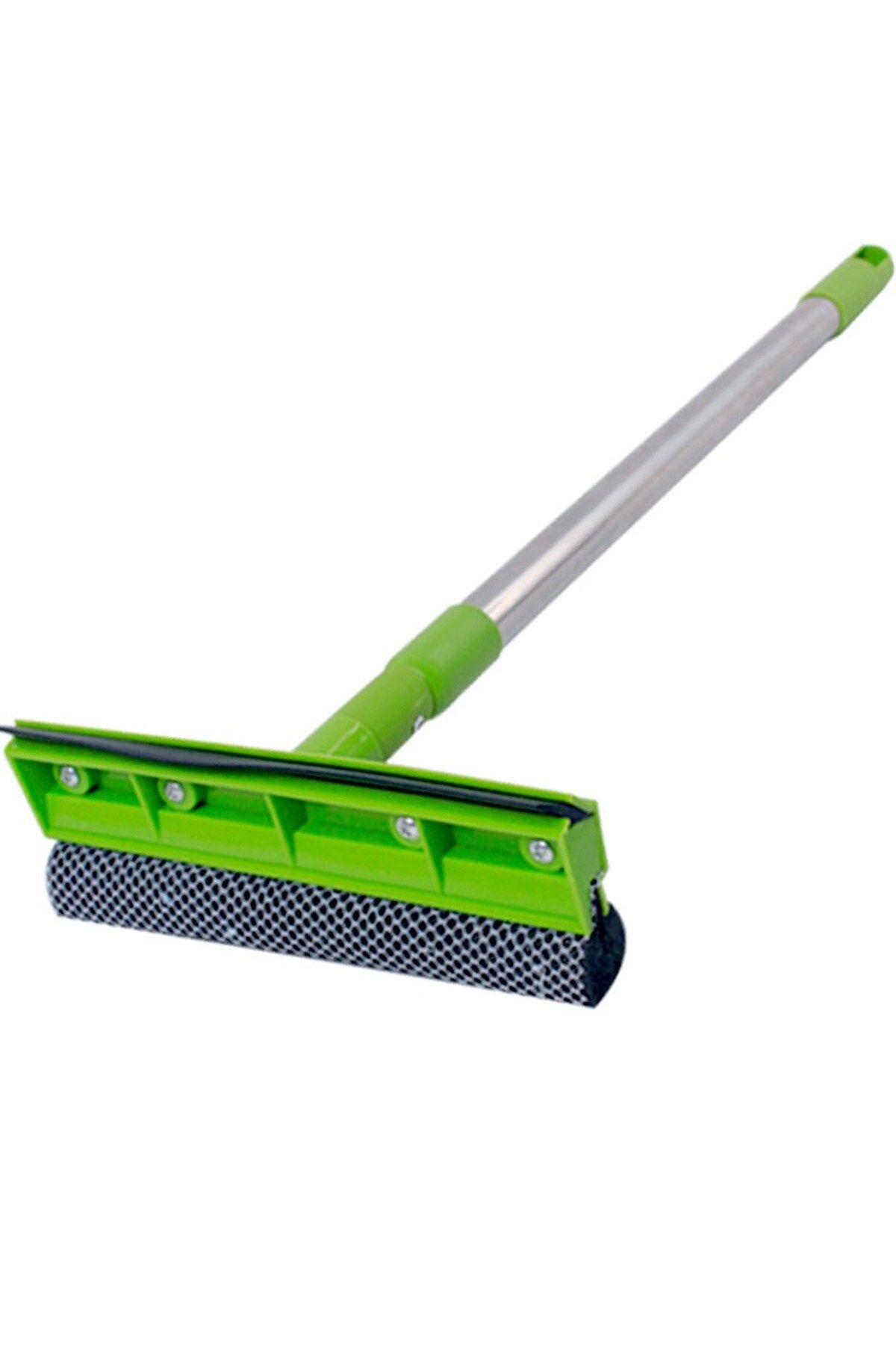 Go İthalat-Practical Telescopic Handle Easy Glass Wiping Tool with Sponge Squeegee (4776) 5