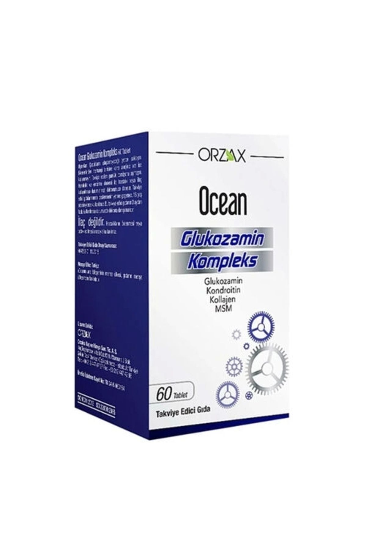 Orzax Ocean Glukozamin Komplex Takviye Edici Gıda 60 Tablet