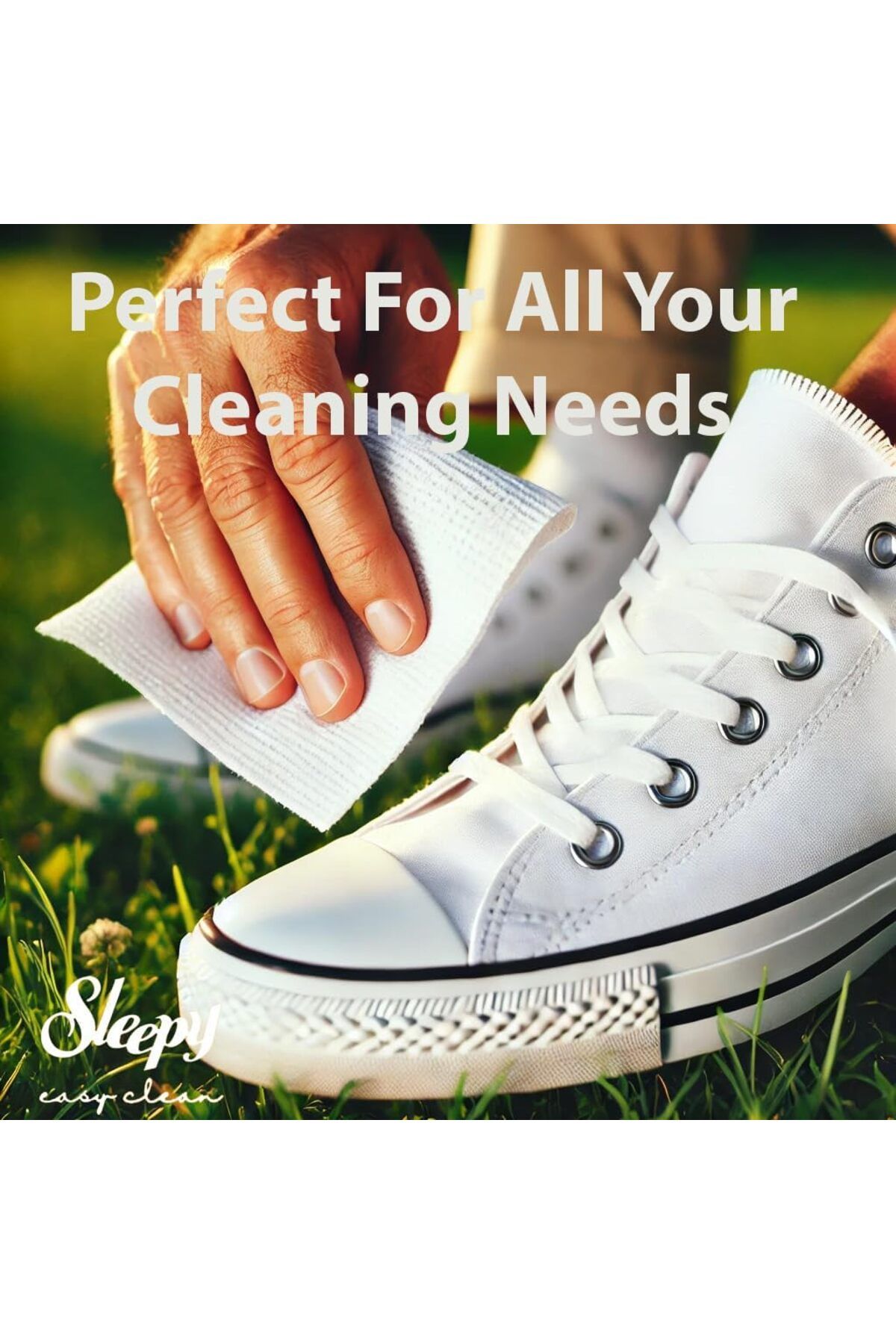Sleepy-Easy Clean Multi-Surface Cleaning Wipes, 100 Sheets | Bleach 5