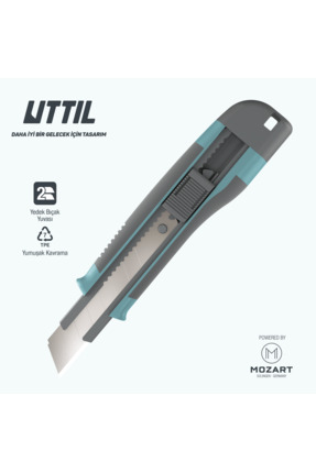 UTTIL NMUK09 1+1 Yedekli Geliştirilmiş Ergonomi 18 mm Kaymaz gövde Tutuşlu Ma...