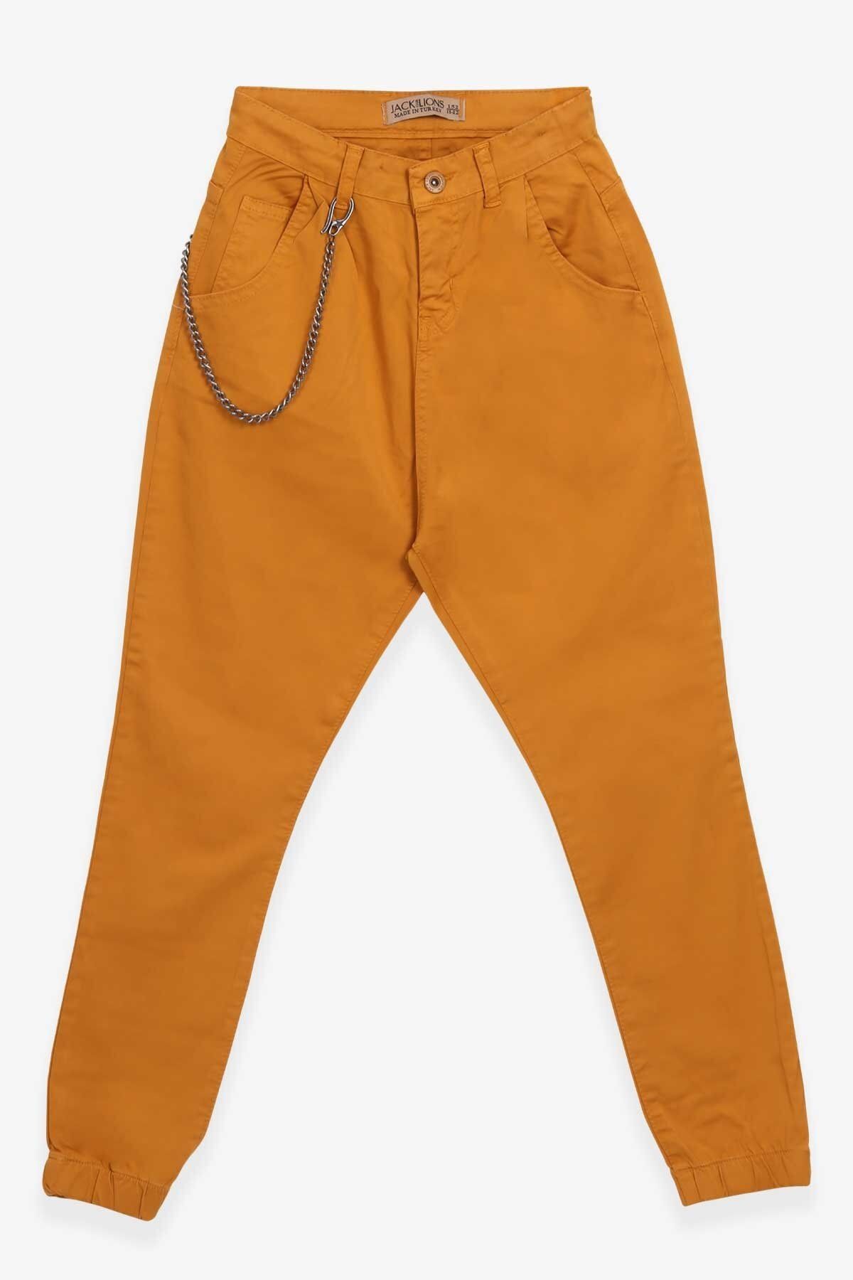 Jack Lions-9-16 Years Old Boy Mustard Yellow Jeans Trousers Shalwar 1