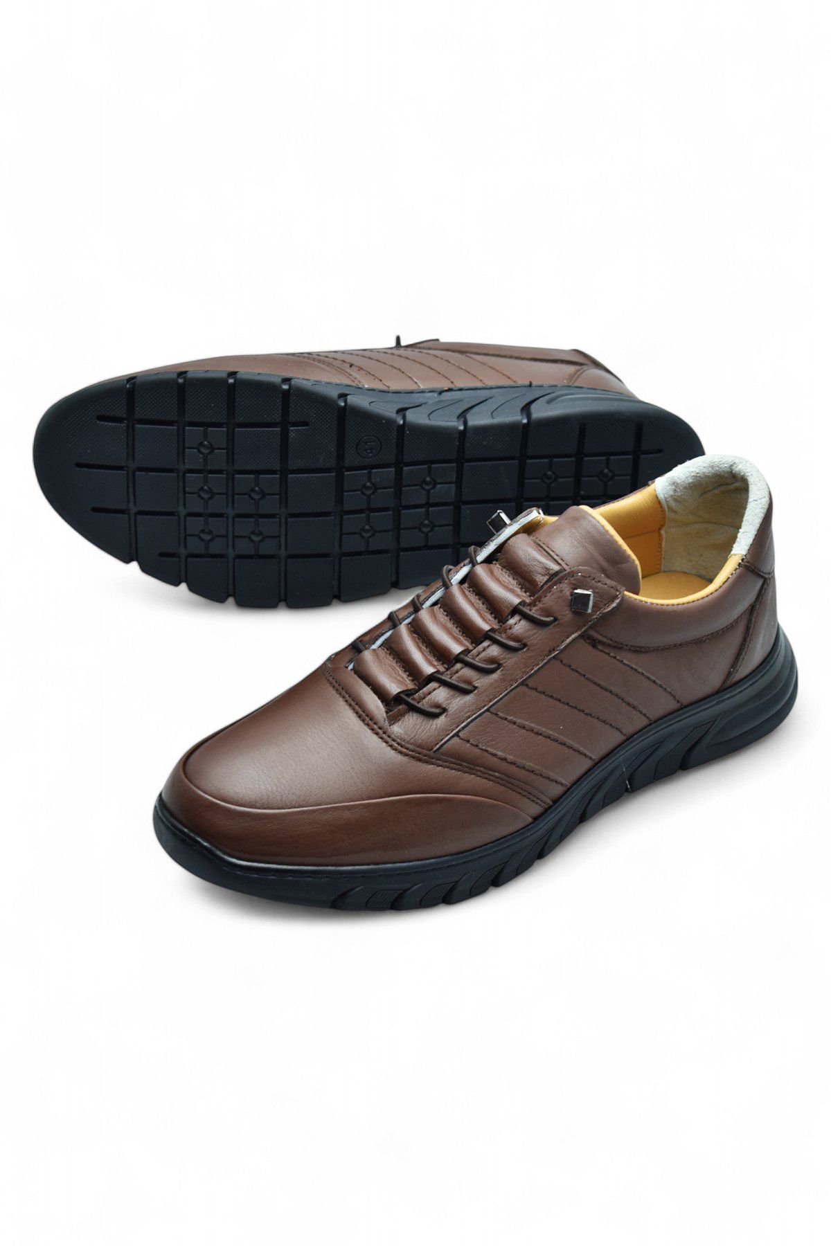 ISPARTALILAR-Tab2920 Orthopedic Sole 100% Genuine Leather Men's Shoes Rubber Non-Slip Sole Özerdem 3