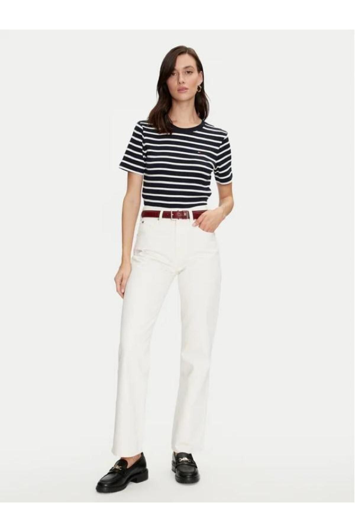 Tommy Hilfiger-Organic Cotton New Cody Women's Slim Fit T-Shirt 5